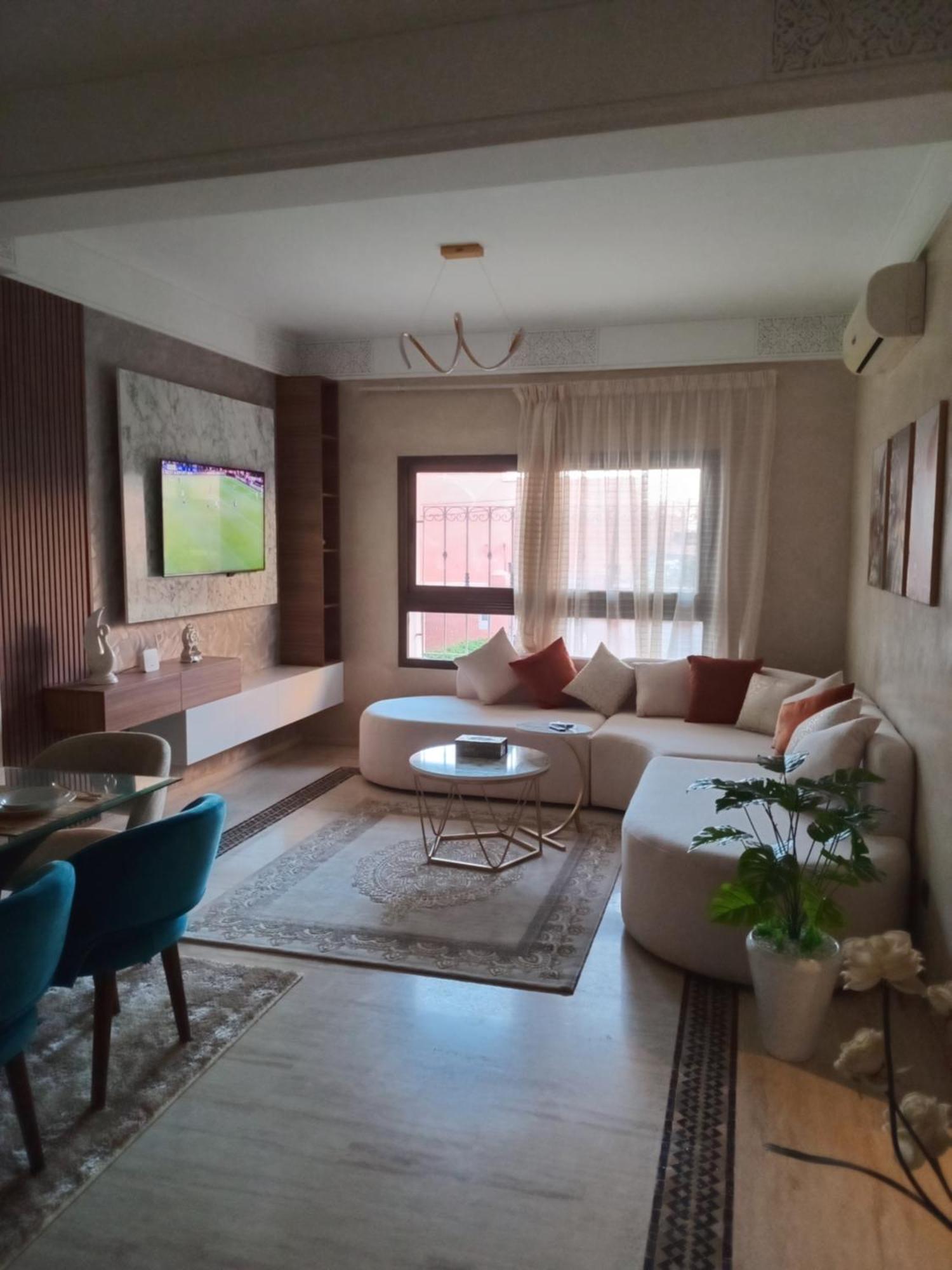 Luxury With Swimming Pool In Gueliz Marrakech Apartment