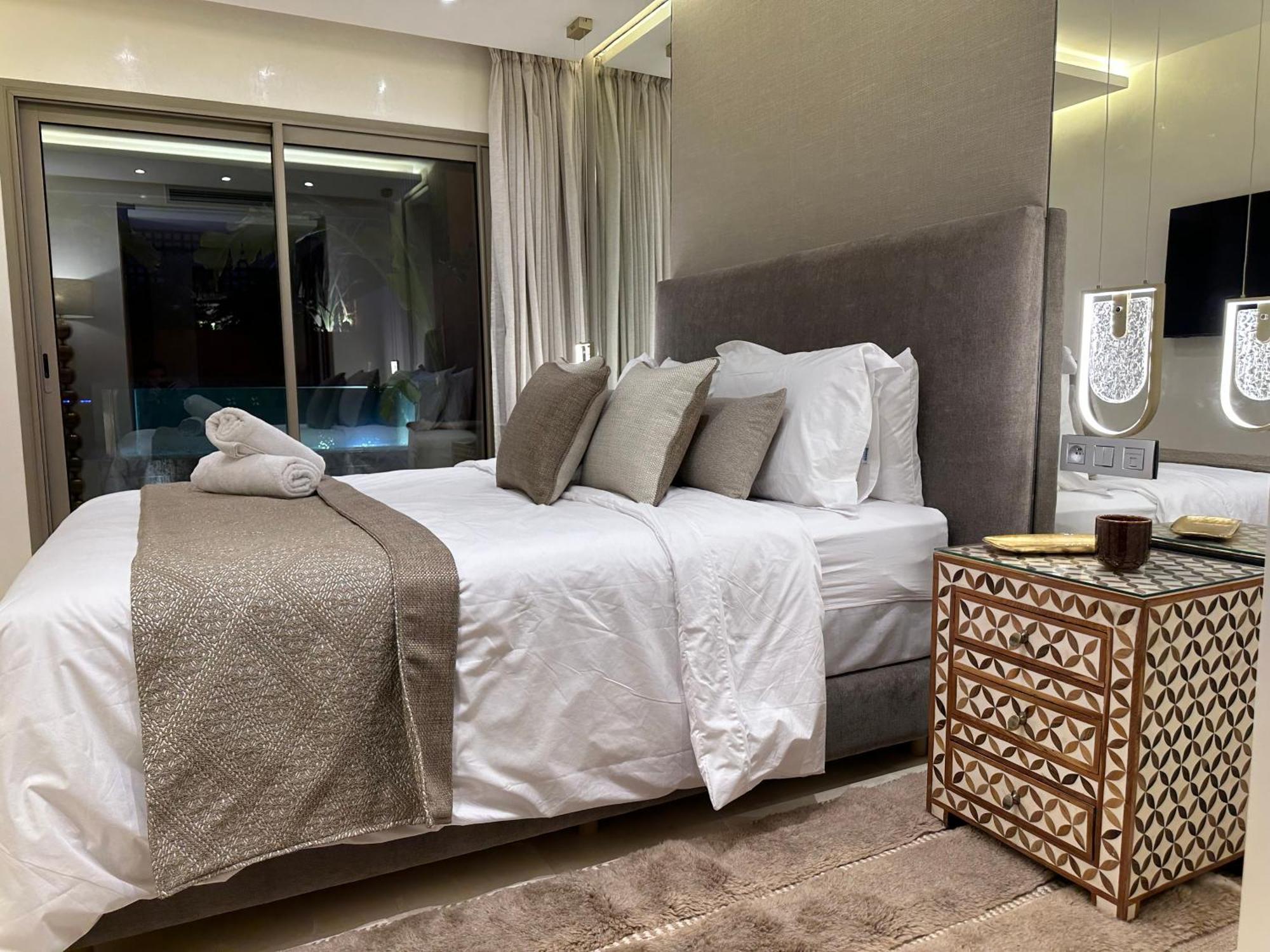 Nacarat Centre Gueliz 2br * Marrakesh