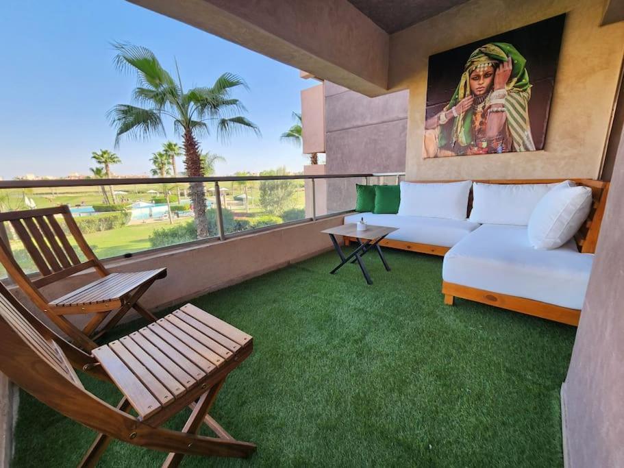Apartamento Central, Vue Piscine-golf, Et Montagne De L'atlas *