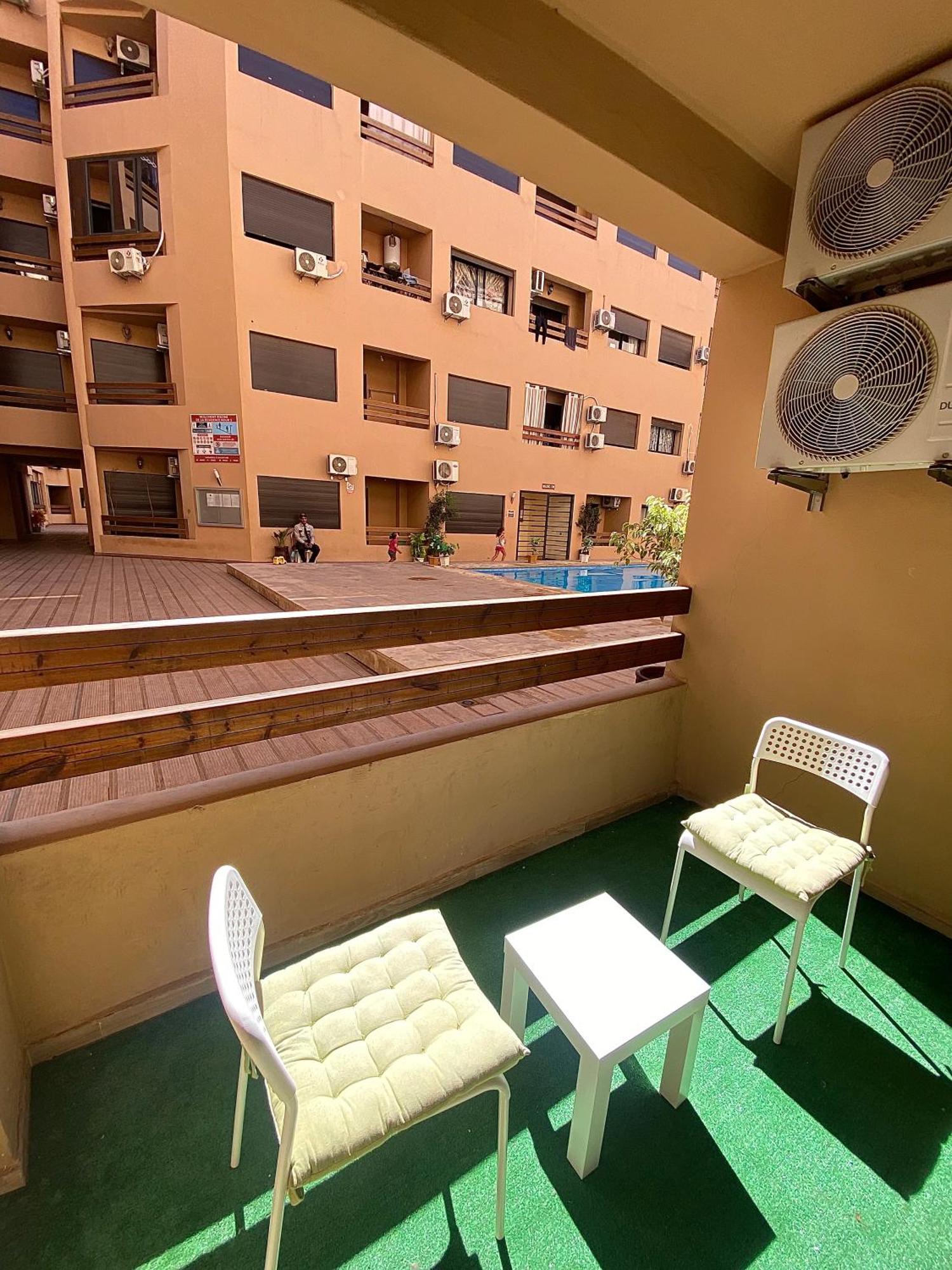 Appartement Marrakech 2 Chambre En Face La Gare Super *