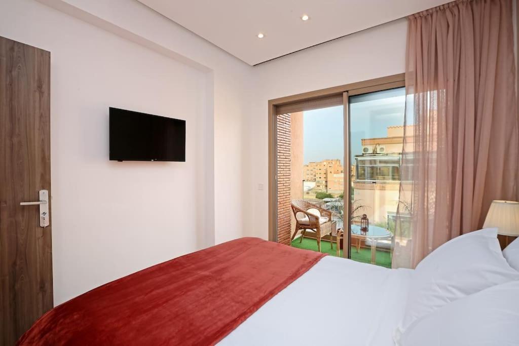 Elegant And Brand New In Hypercenter Of Marrakech Appartement *