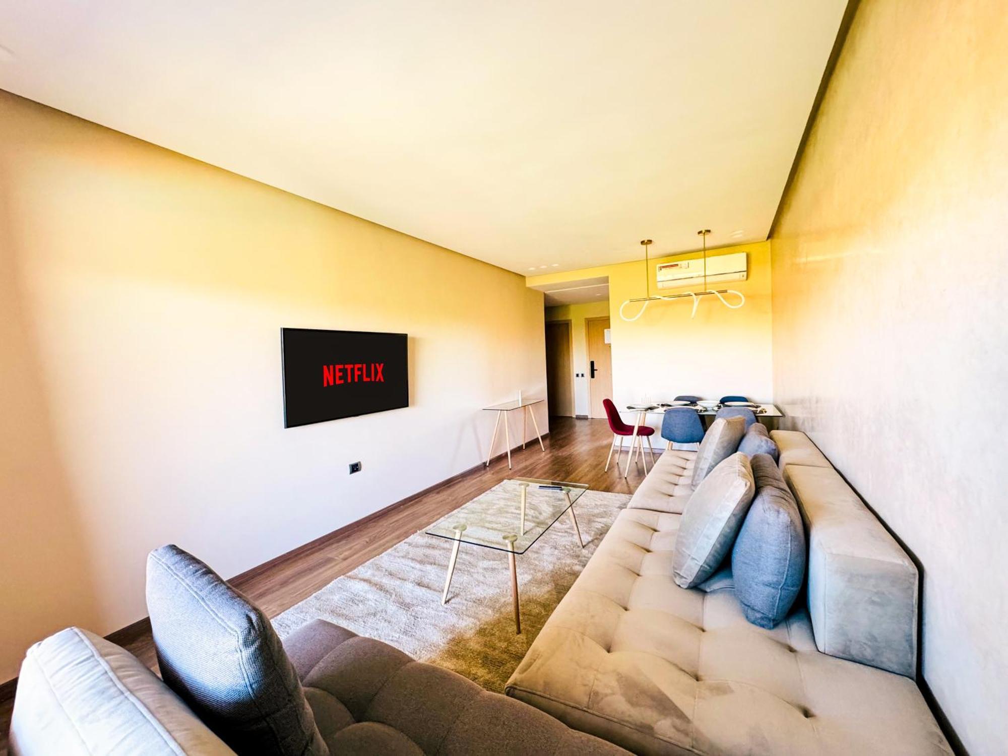 Apartment Elegant Familial Avec Vue Sur Golf Et Piscine - Prestigia Opale, Marrakech *
