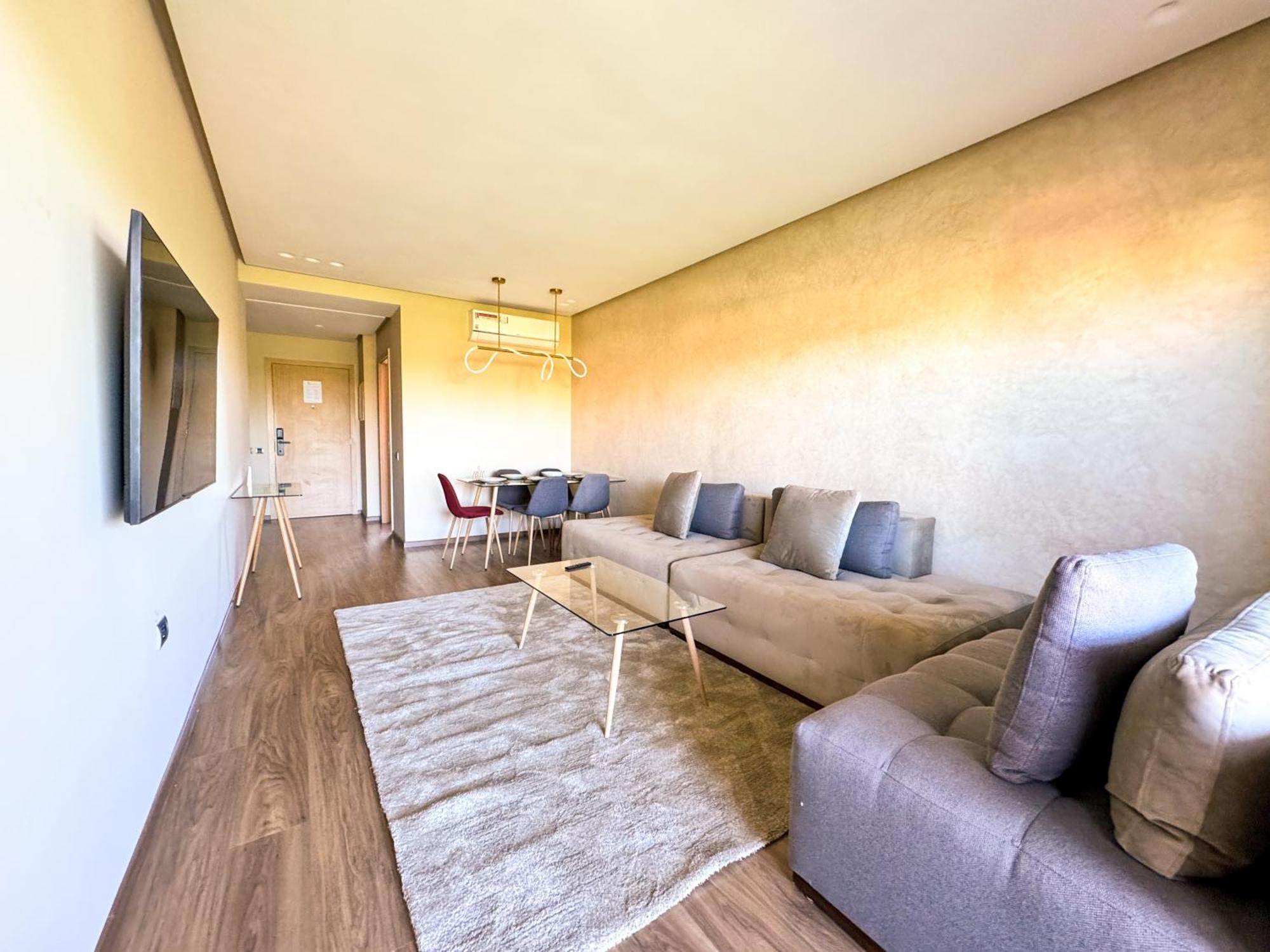 Elegant Familial Avec Vue Sur Golf Et Piscine - Prestigia Opale, Marrakech Apartment Marrakesh