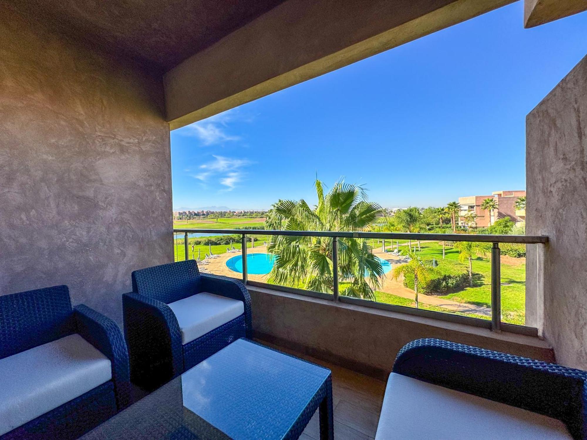 Apartment Elegant Familial Avec Vue Sur Golf Et Piscine - Prestigia Opale, Marrakech