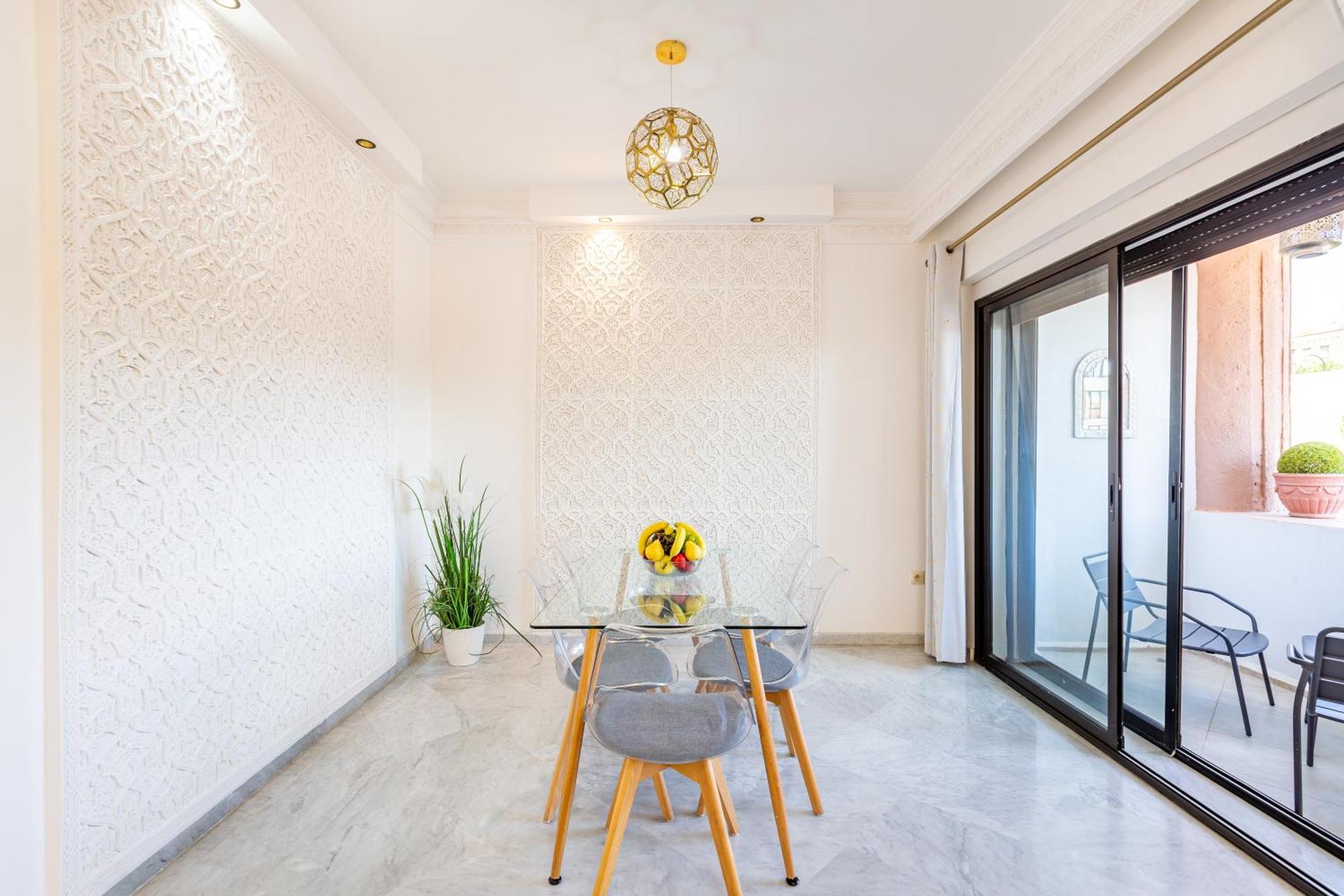 Luxurious Facing Pestana Cr7 On M Avenue - Premium In Marrakech Apartamento