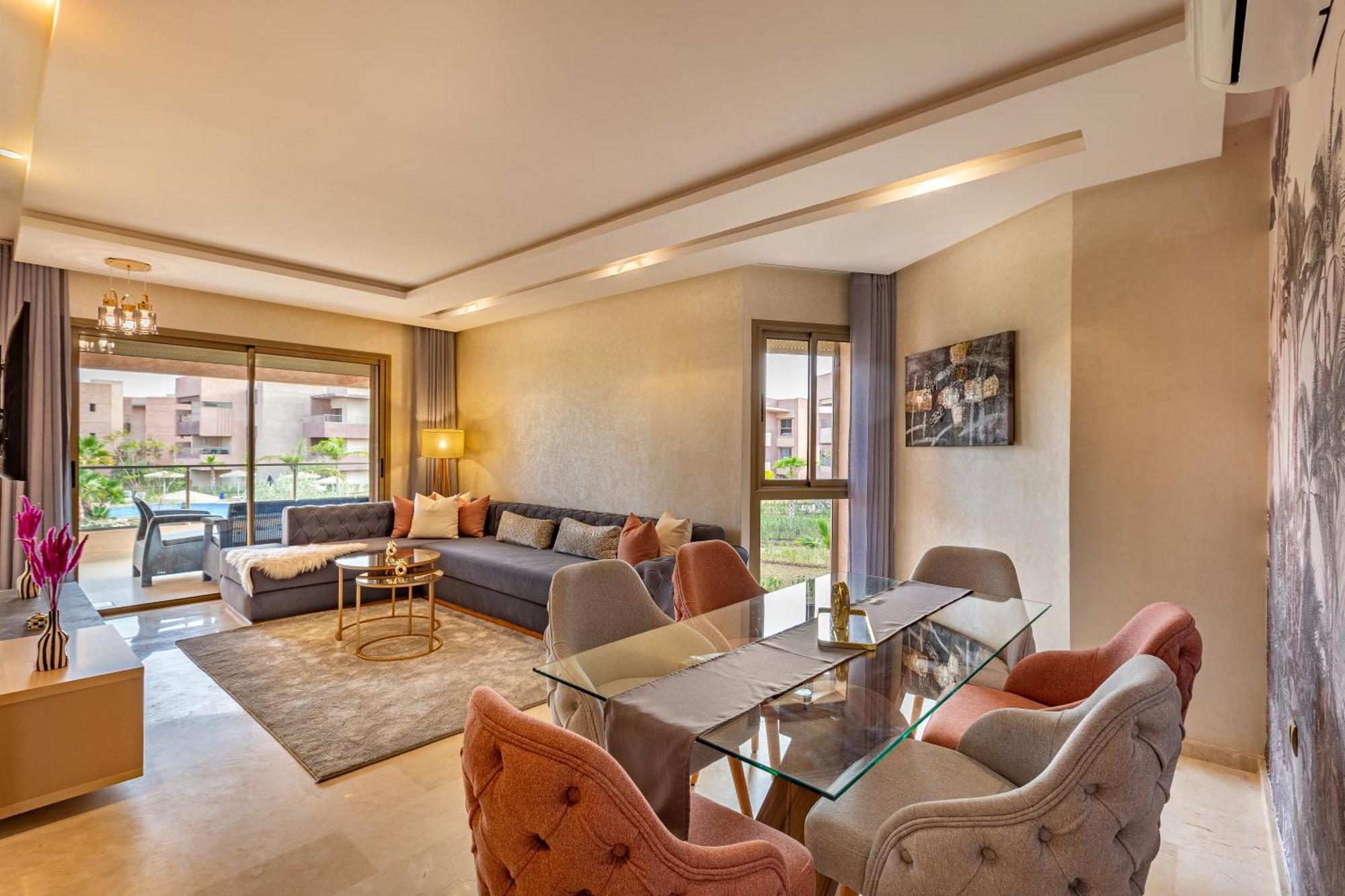 New! De Luxe Avec Piscine & Parking Appartement Marrakesh