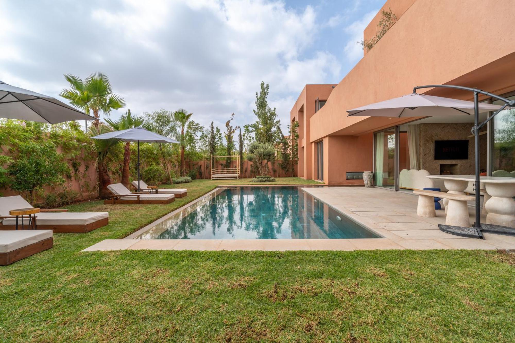 Luxury With Heated Pool & Atlas View Villa Marrakesh