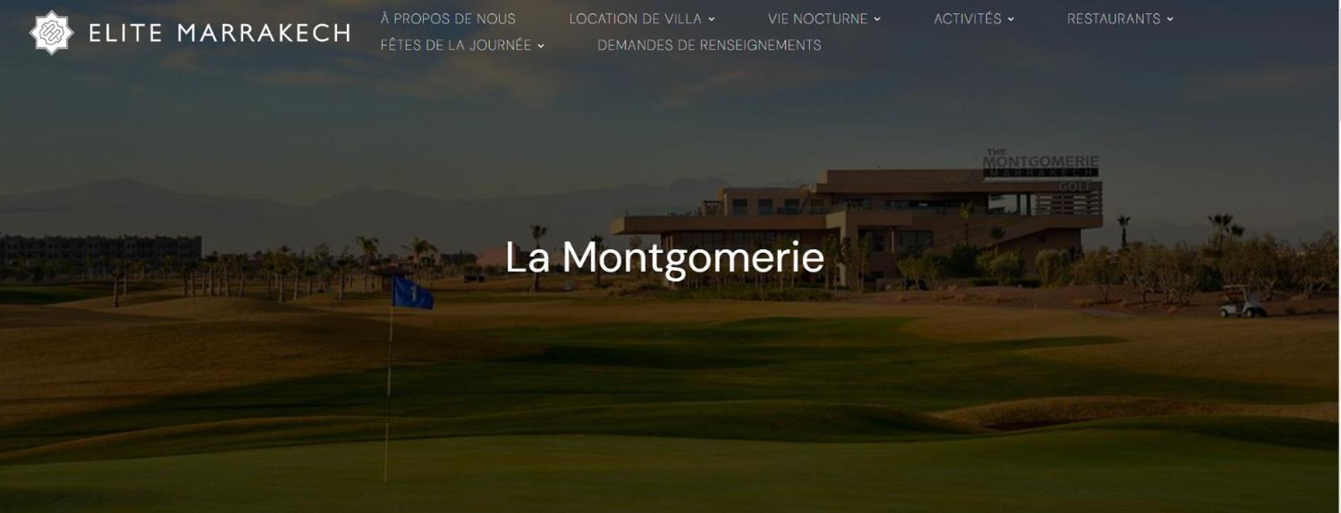 Appartement Prestigia Montgomery Golf Piscine Marrakech *