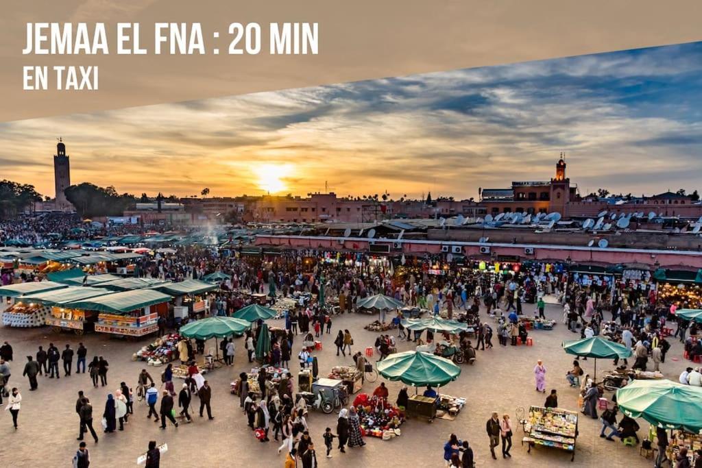 Charmante Avec Piscine Privee A 10 Min Du Centre De Marrakech *