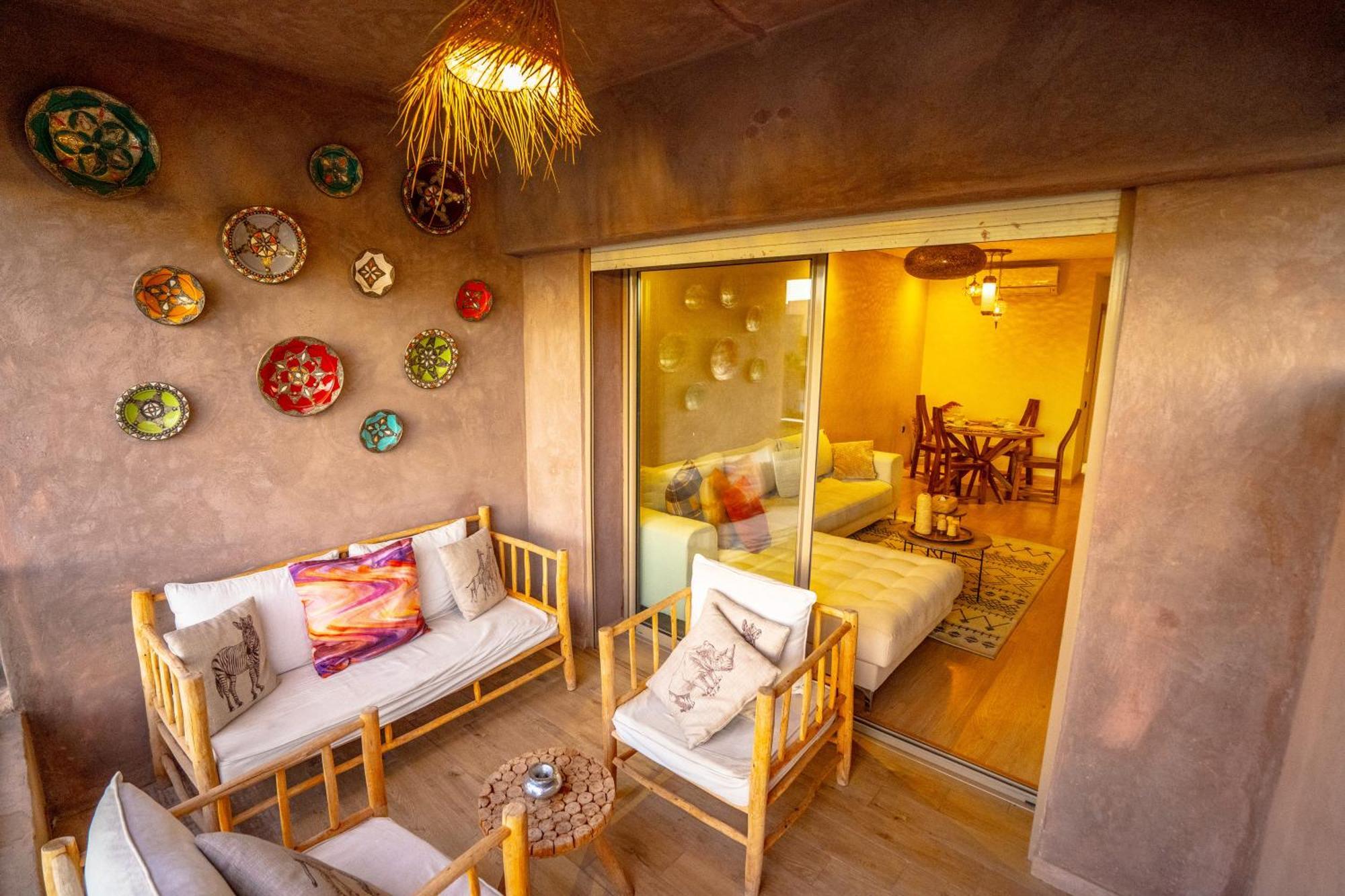 Serene Cozy Flat In Marrakech Appartamento *