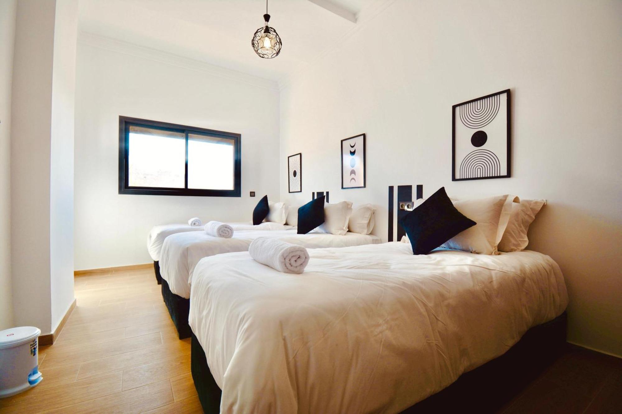 New Duplex- M Avenue , Swimming Pool , Fibre Optique Wifi , Parking , Gueliz Centre Apartment Marrakesch