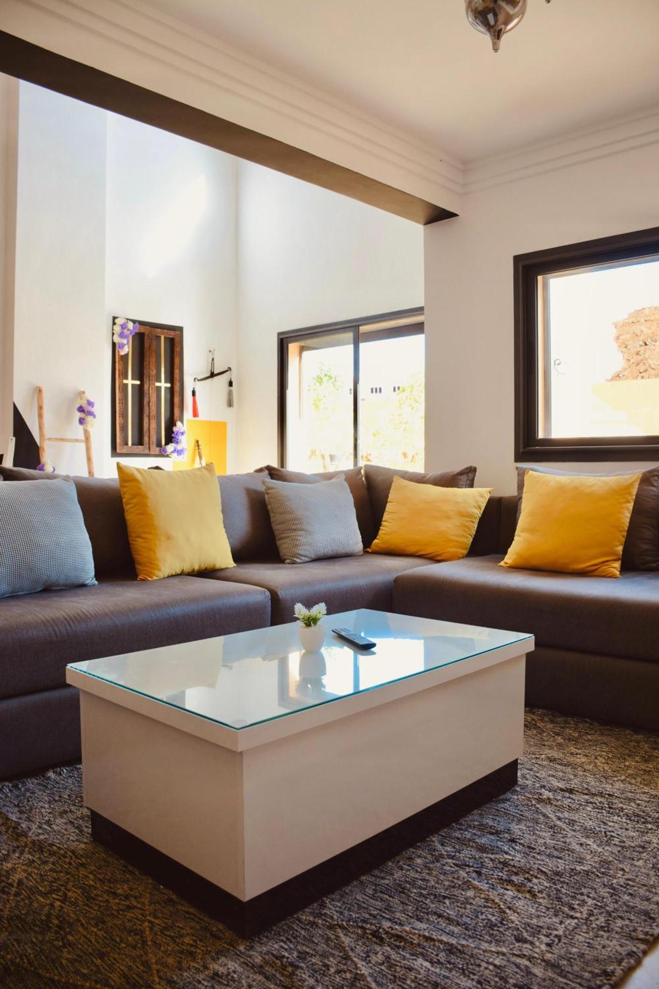 New Duplex- M Avenue , Swimming Pool , Fibre Optique Wifi , Parking , Gueliz Centre Apartment Marrakesch