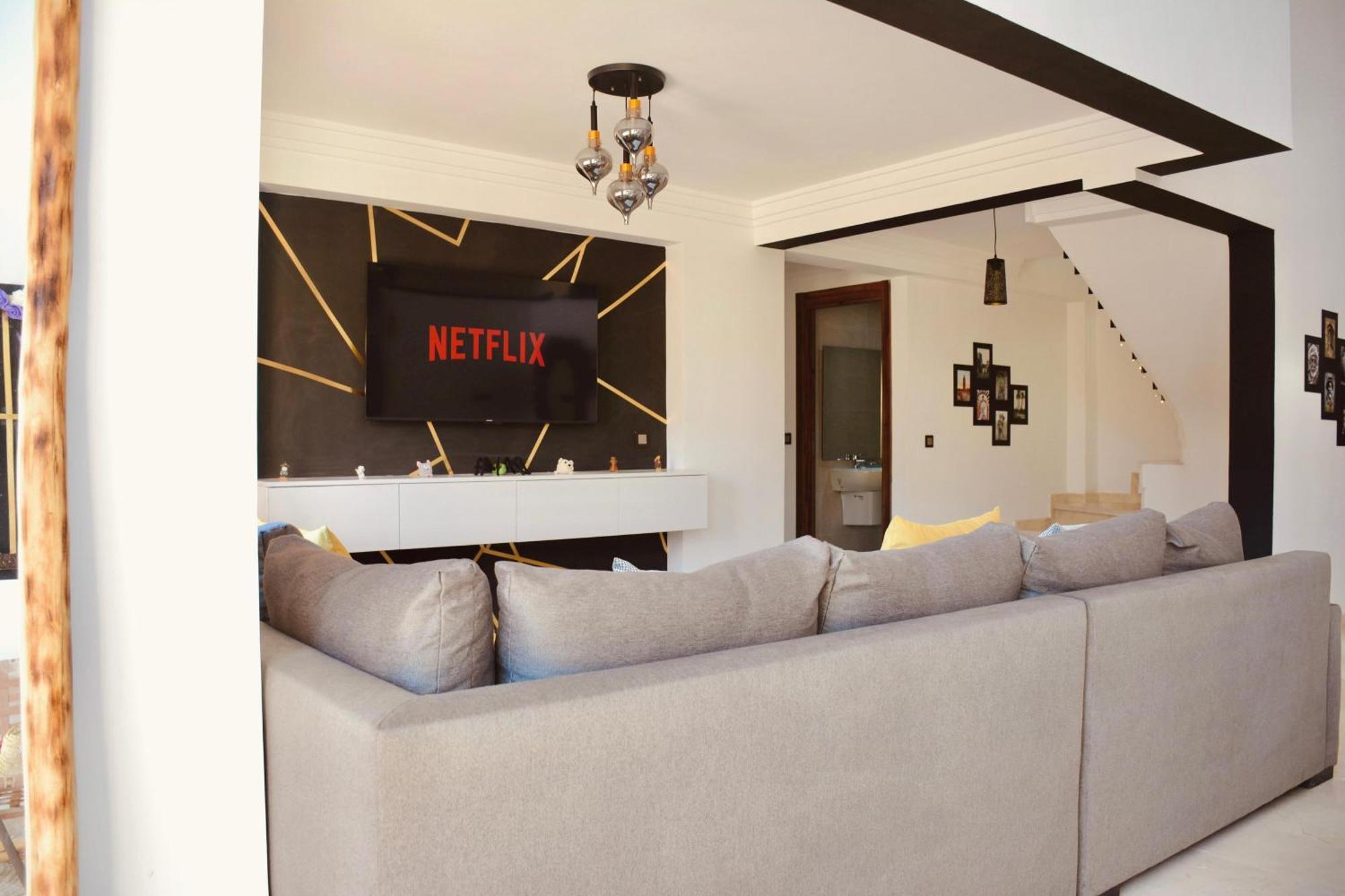 New Duplex- M Avenue , Swimming Pool , Fibre Optique Wifi , Parking , Gueliz Centre Apartment Marrakesch
