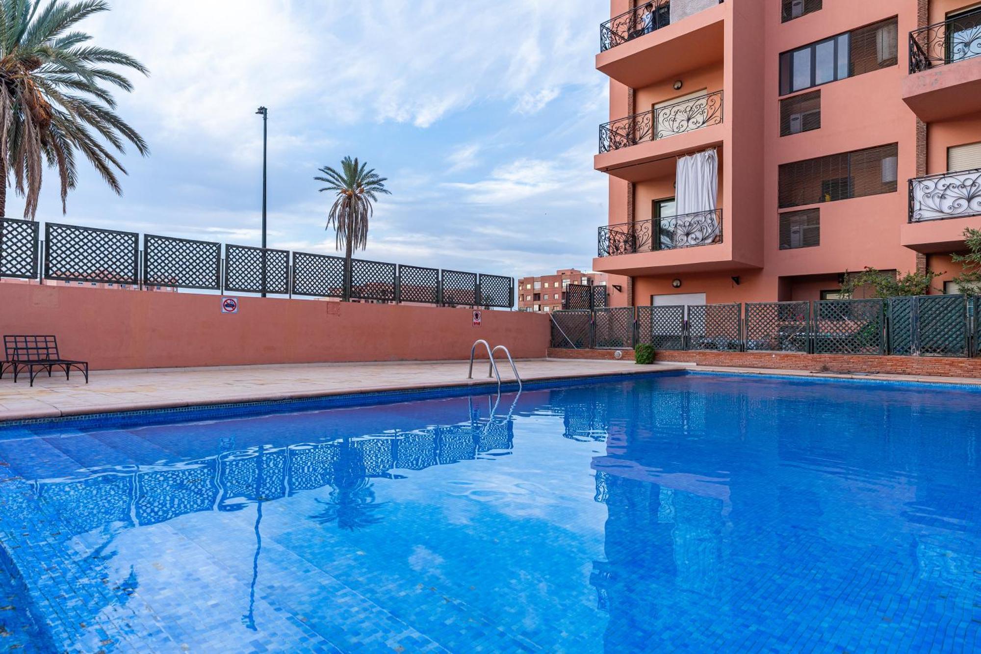 Cozy And Practical In Majorelle - Pool Appartement Marrakesh