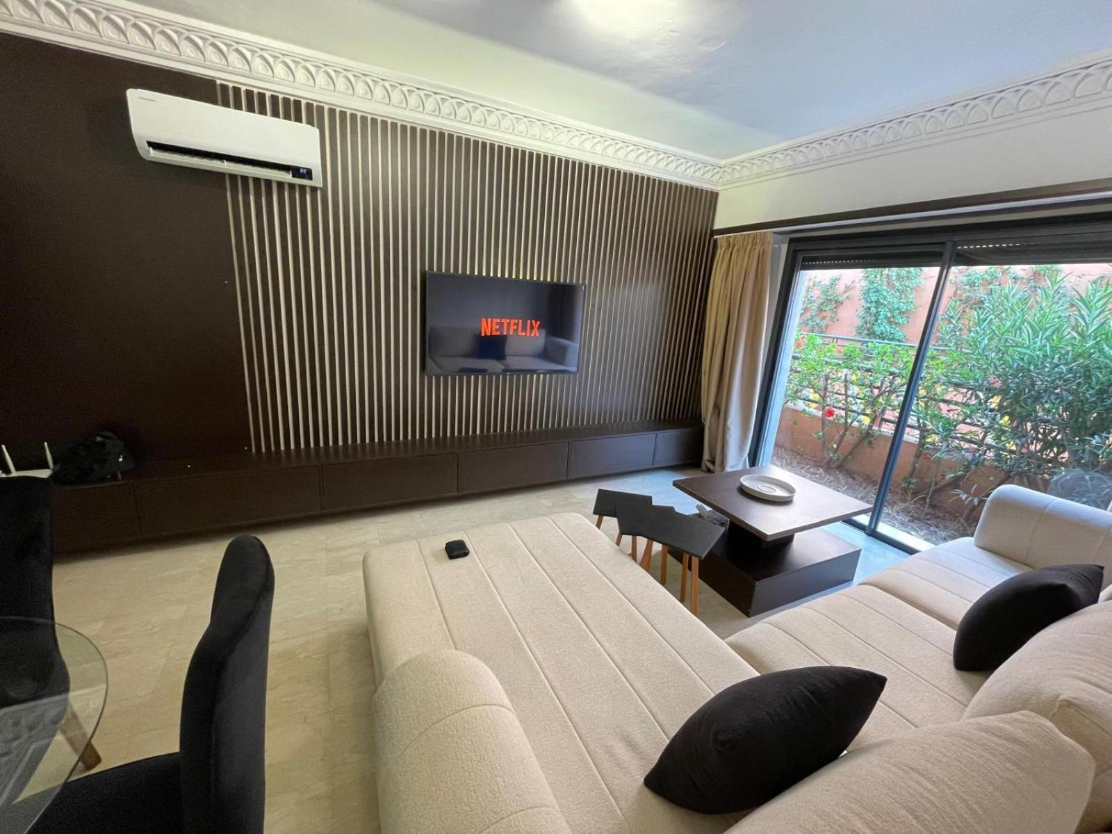 Appartement Oasis Urbaine A L'hivernage Piscine Et Jardin Marrakesh