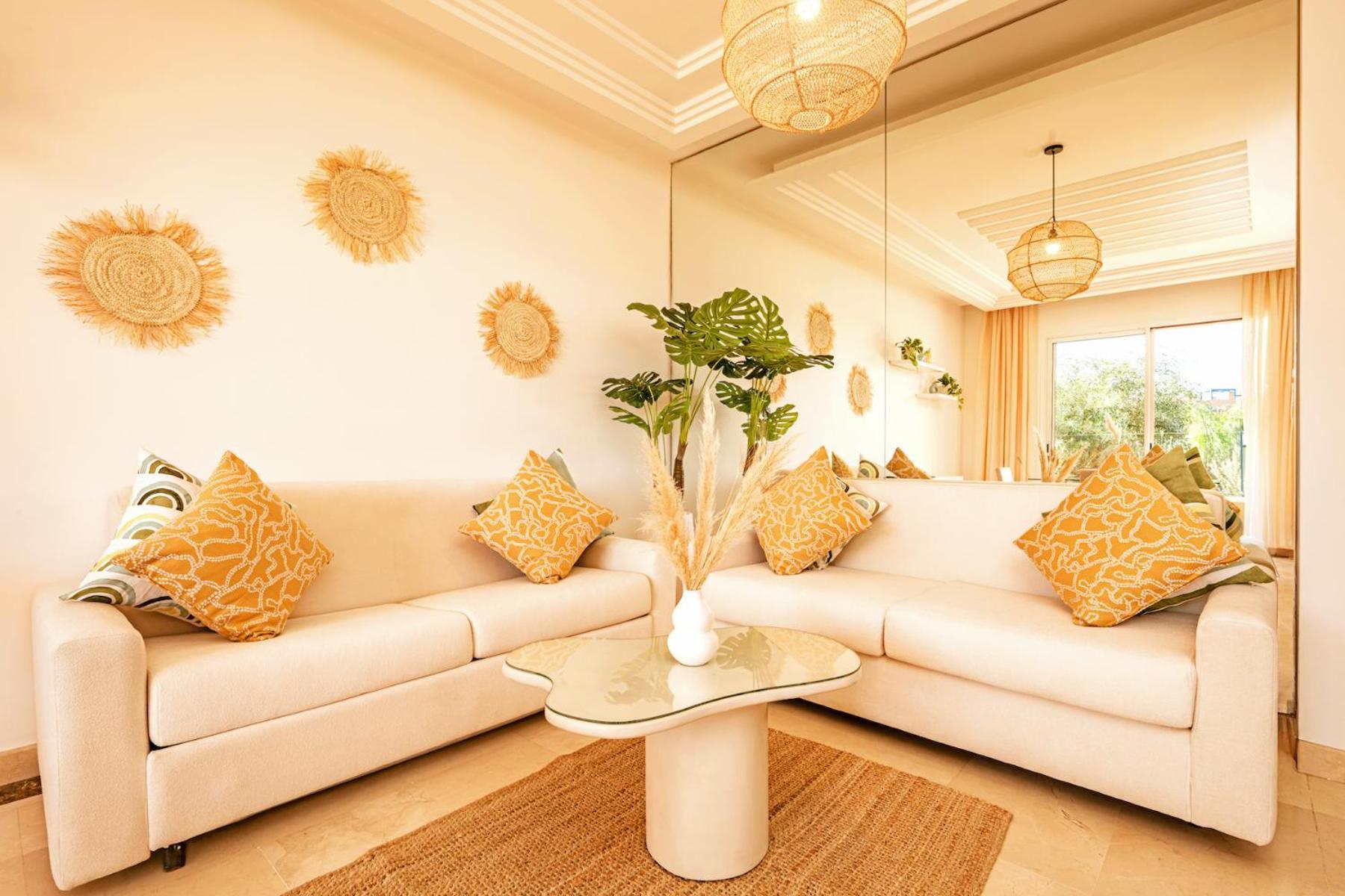 Luxury With Pool View In Marrakech Appartement *