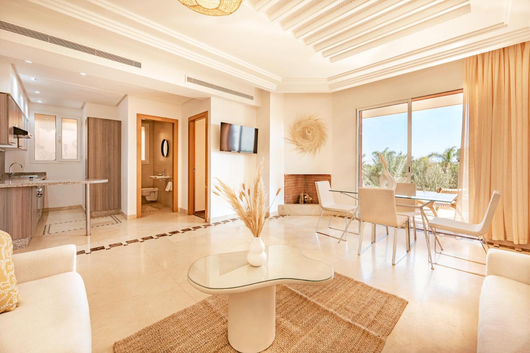 Luxury With Pool View In Marrakech Appartement *