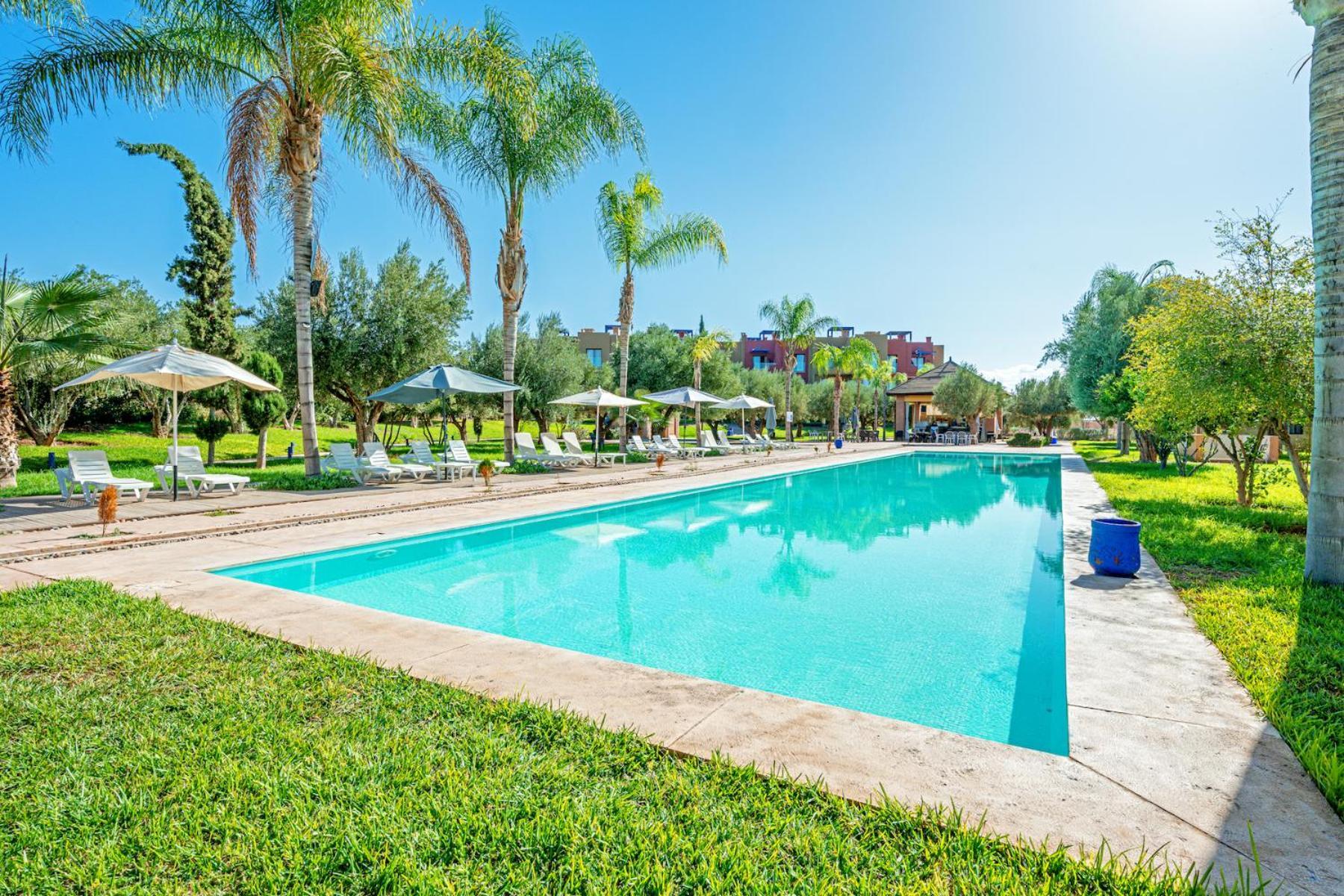 Appartement Luxury With Pool View In Marrakech Marrakesh