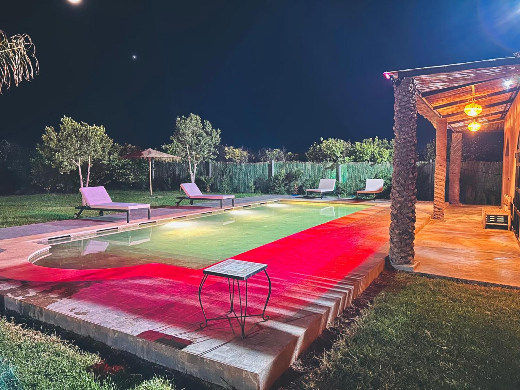 Piscine Privee Sans Vis A Vis , Vue Superbe , Proche Centre - Fibre Optique Wifi * Marrakesh