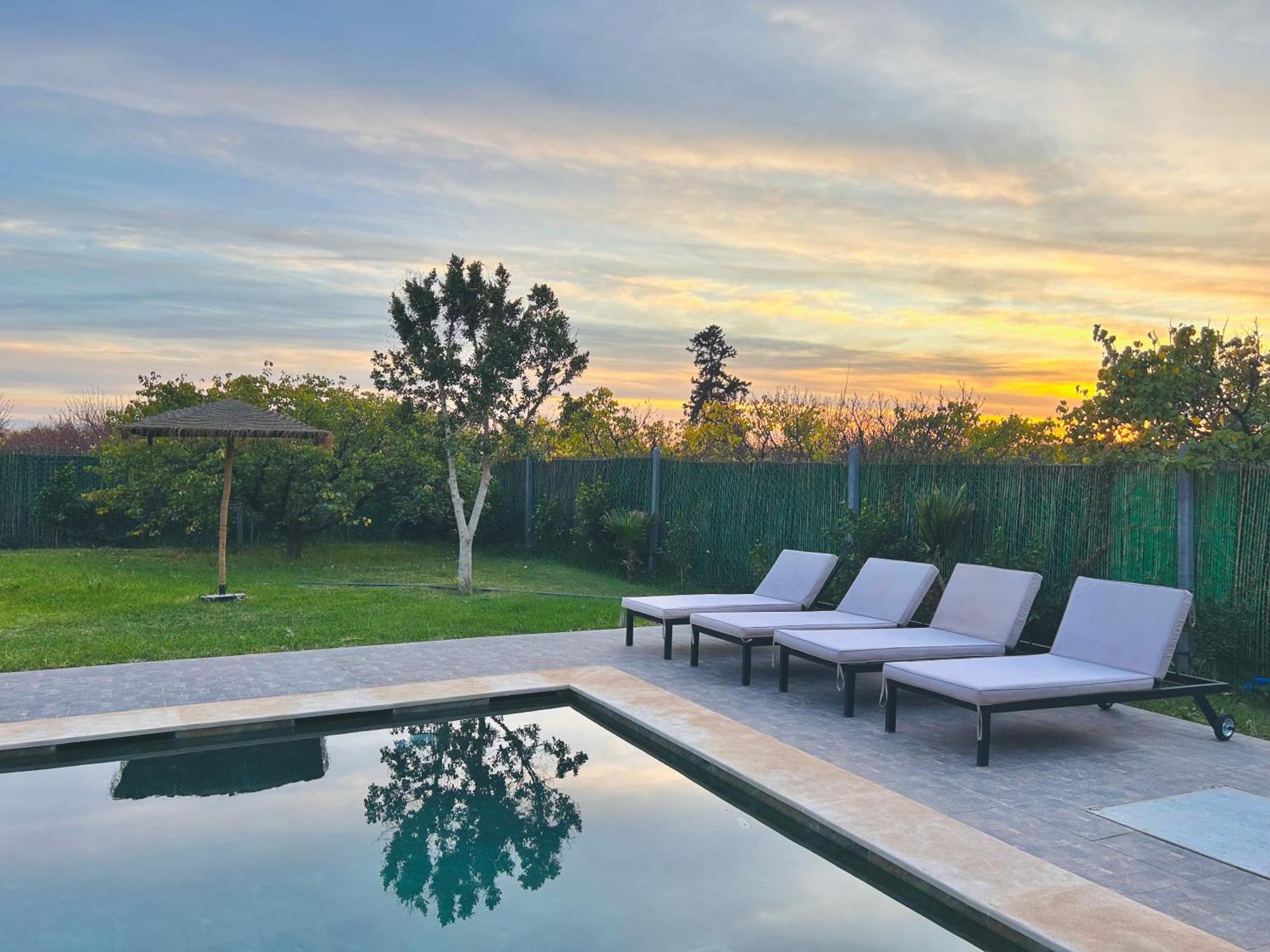 Villa Piscine Privee Sans Vis A Vis , Vue Superbe , Proche Centre - Fibre Optique Wifi Marrakesh
