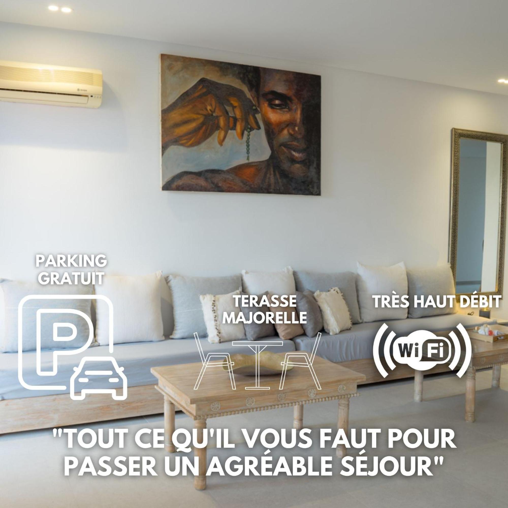 Majorelle - Luxe-terasse-parking Privee Appartamento Marrakesh