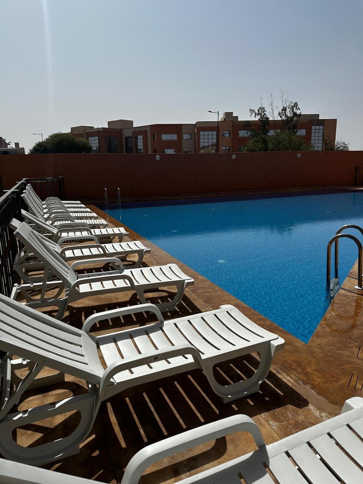 New And Luxurious With A Pool Appartement
