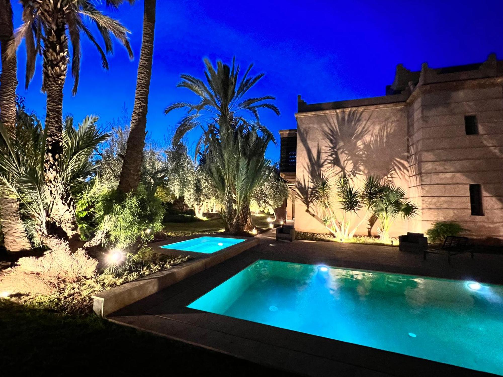 Villa Kasbah De Luxe, Piscine Et Jacuzzi Chauffes, Jardin Tropical