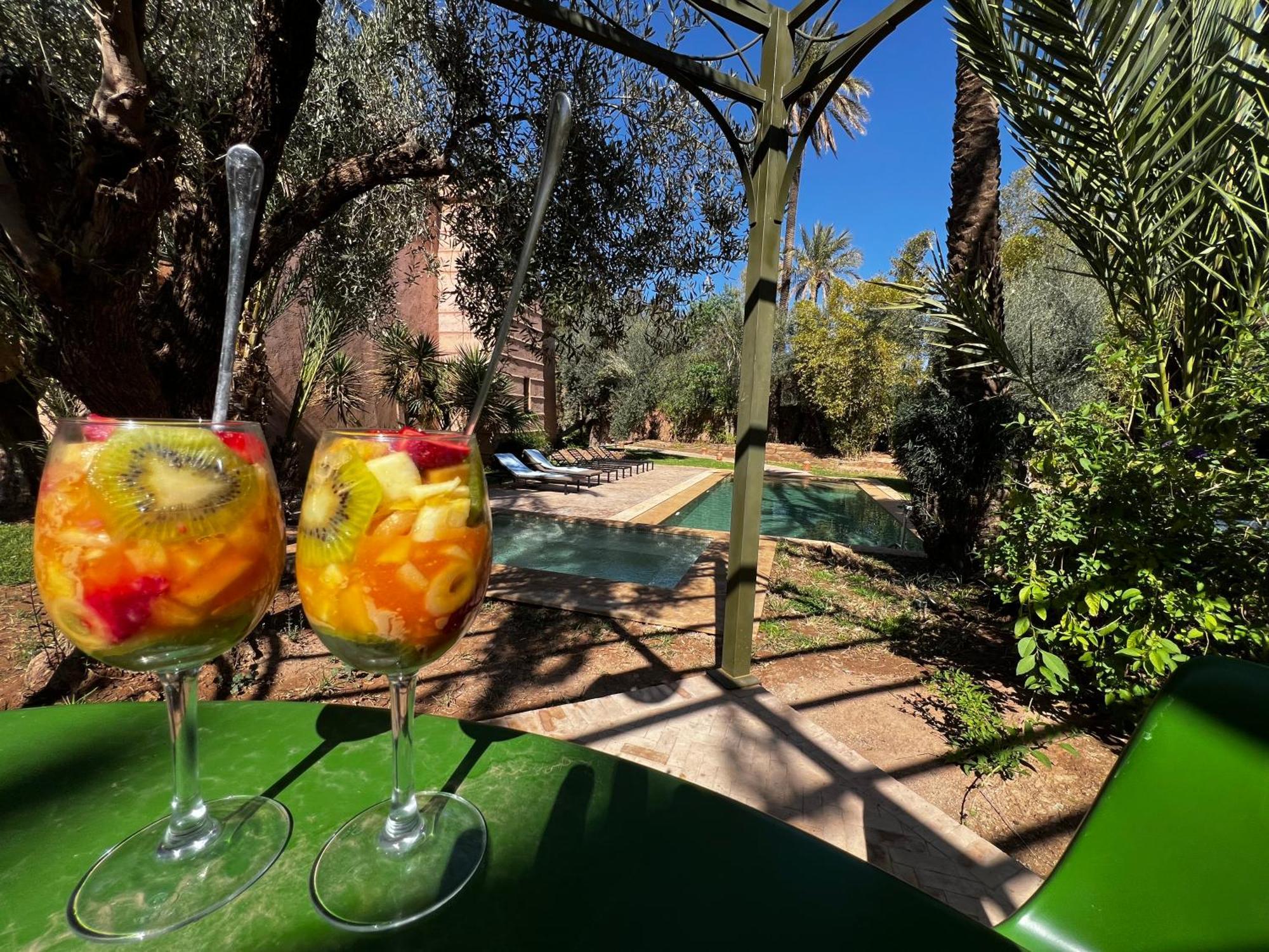 Kasbah De Luxe, Piscine Et Jacuzzi Chauffes, Jardin Tropical Villa Marrakesh