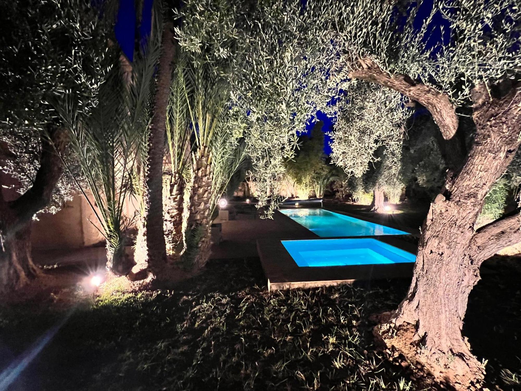 Kasbah De Luxe, Piscine Et Jacuzzi Chauffes, Jardin Tropical Villa Marrakesh