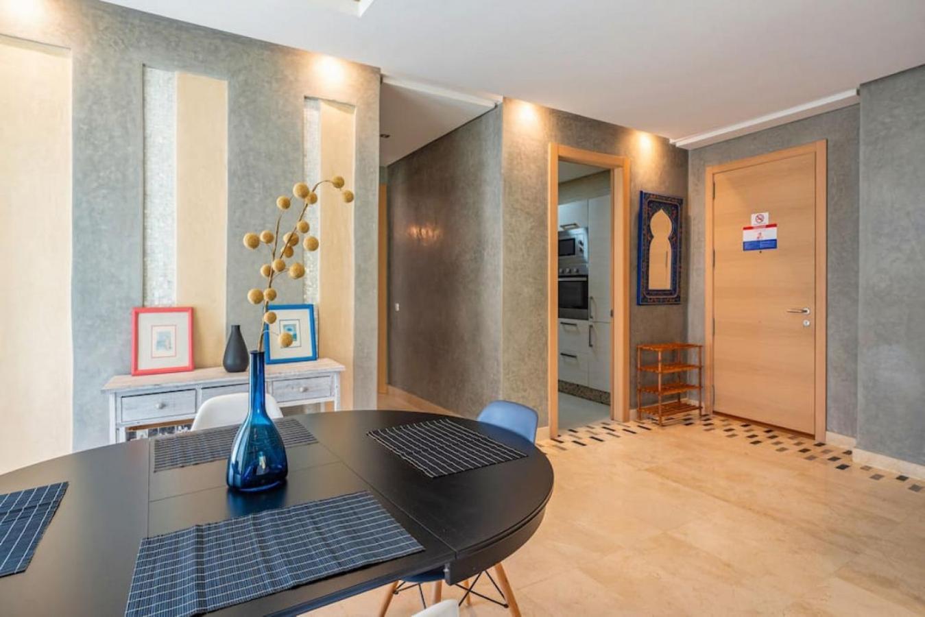 Appartement Confort Rez-de-jardin Piscine Wi-fi Terrasse Marrakesh