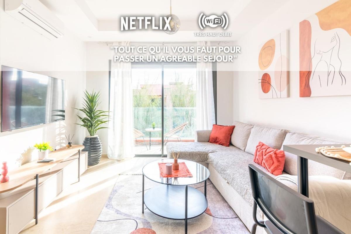 Livia Cosy - Clim, Wifi, Jardin A 10min De L'aeroport Marrakesh