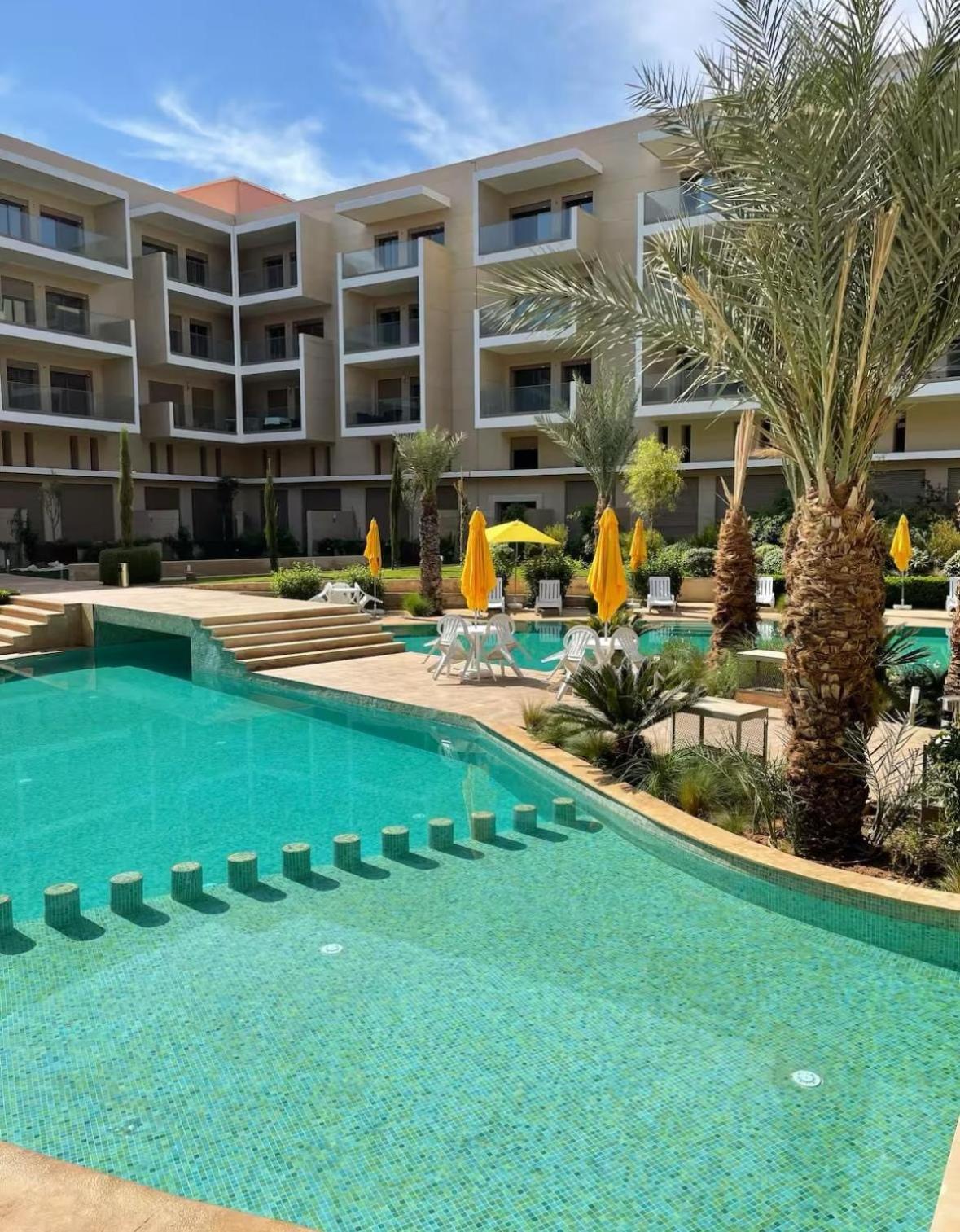 Haven At Pearl Garden Pool And View Appartement Marrakesh