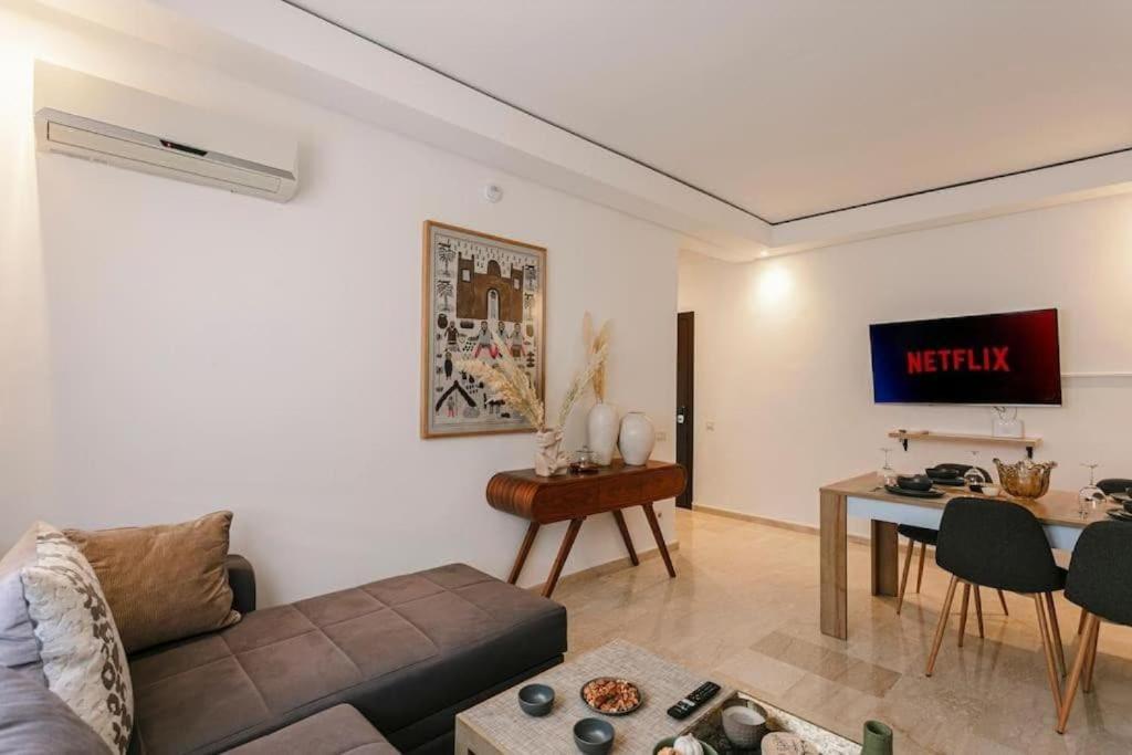 Sculpted Serenity - 2br Marrakech Center Gueliz Appartement Marrakesh