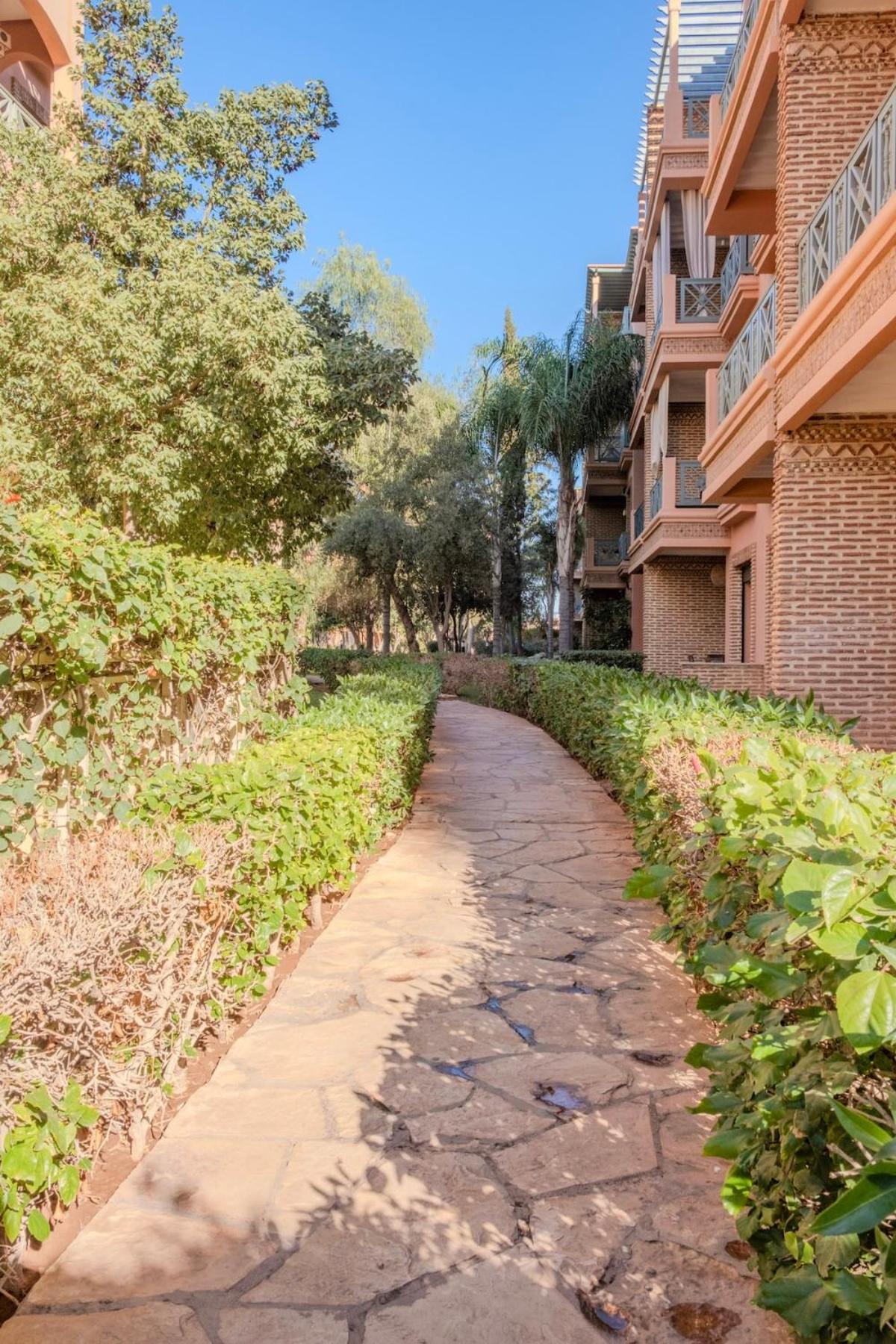 Appartement Luxury 2br With Pool & Garden View Balcony Marrakesh