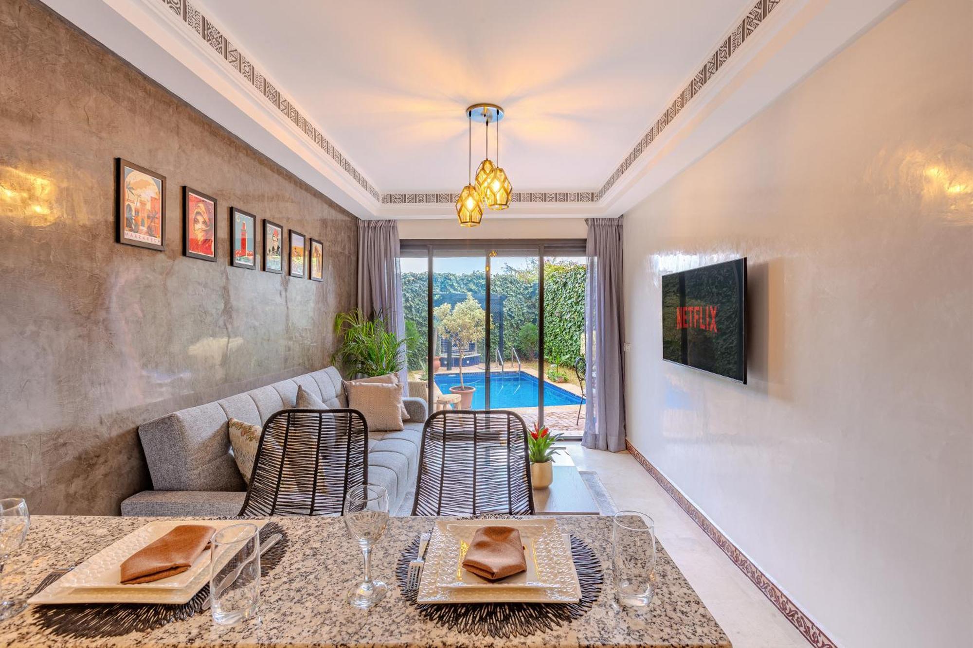 Appartement Magnifique Duplex Avec Piscine Privee Marrakesh