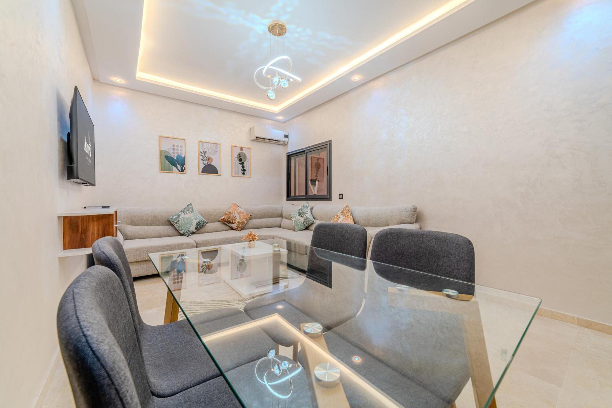 Appartement New 2 Min A M-avenue , Swimming Pool , Fibre Optique Wifi , Free Parking