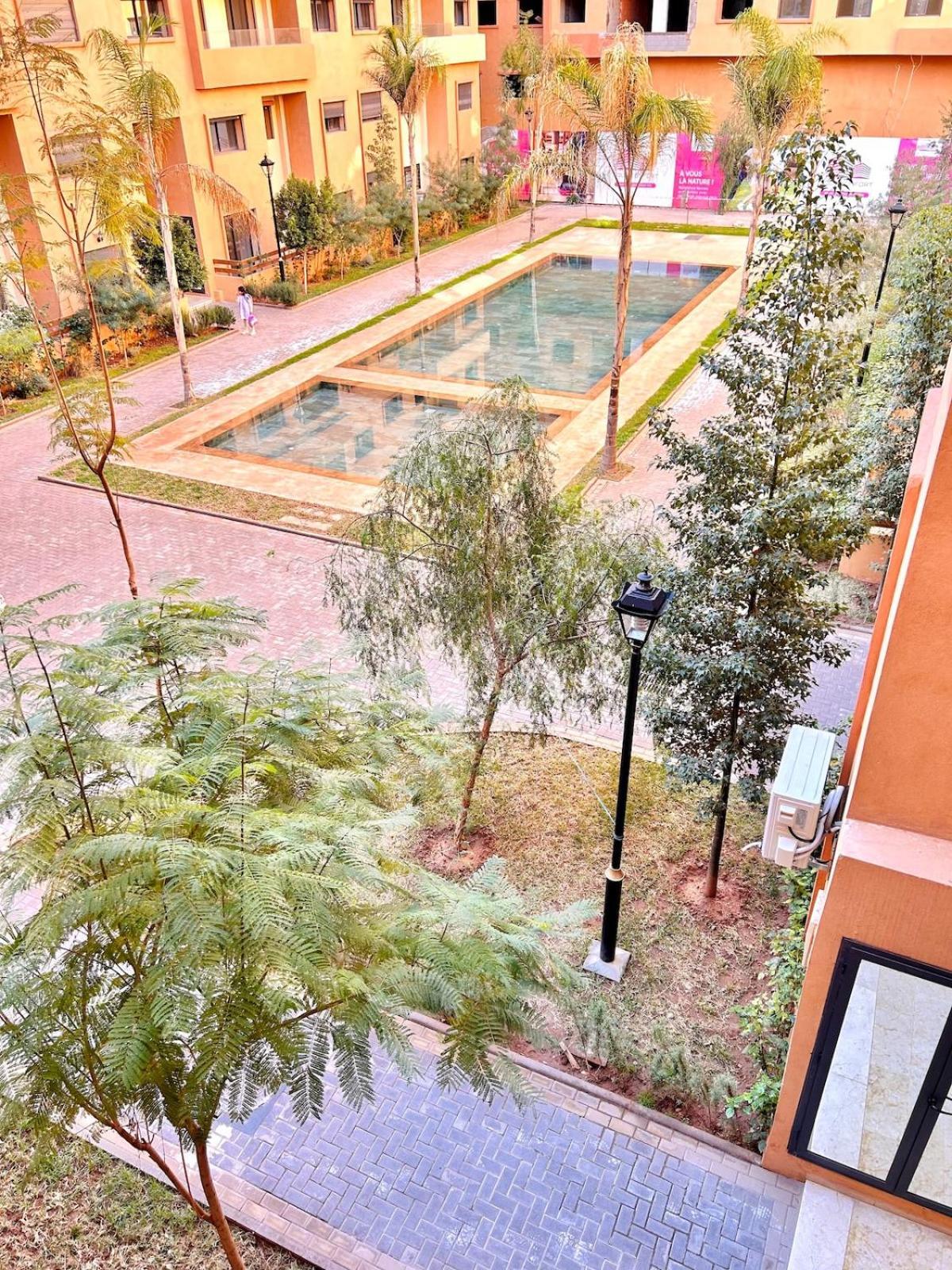 New 1br Proche M Avenue , Swimming Pool , Balcony & Parking Appartement