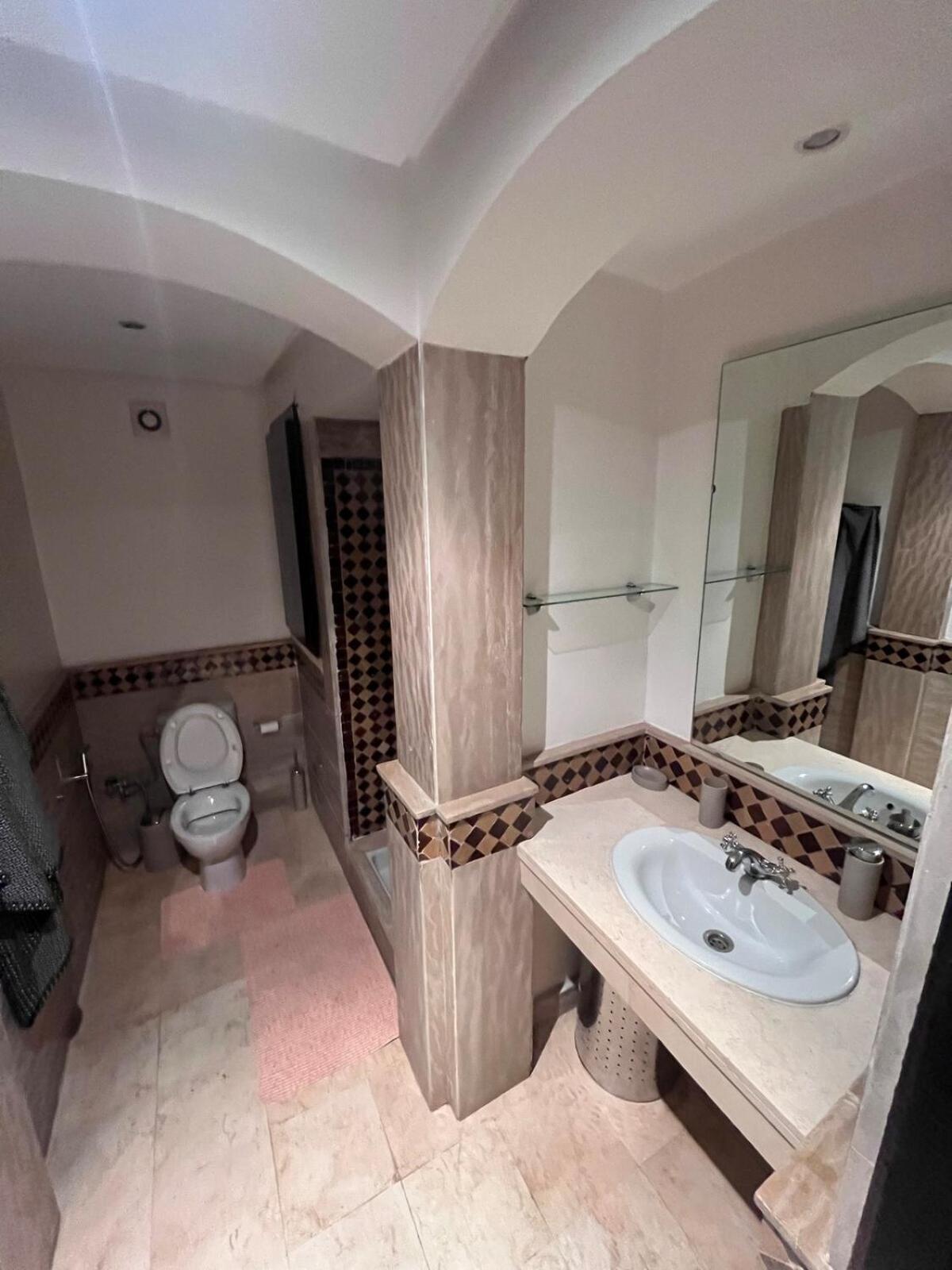 1 Avec Climatisation, Salle De Sport, Piscine Et Wi-fi A Gueliz Appartement Marrakesh