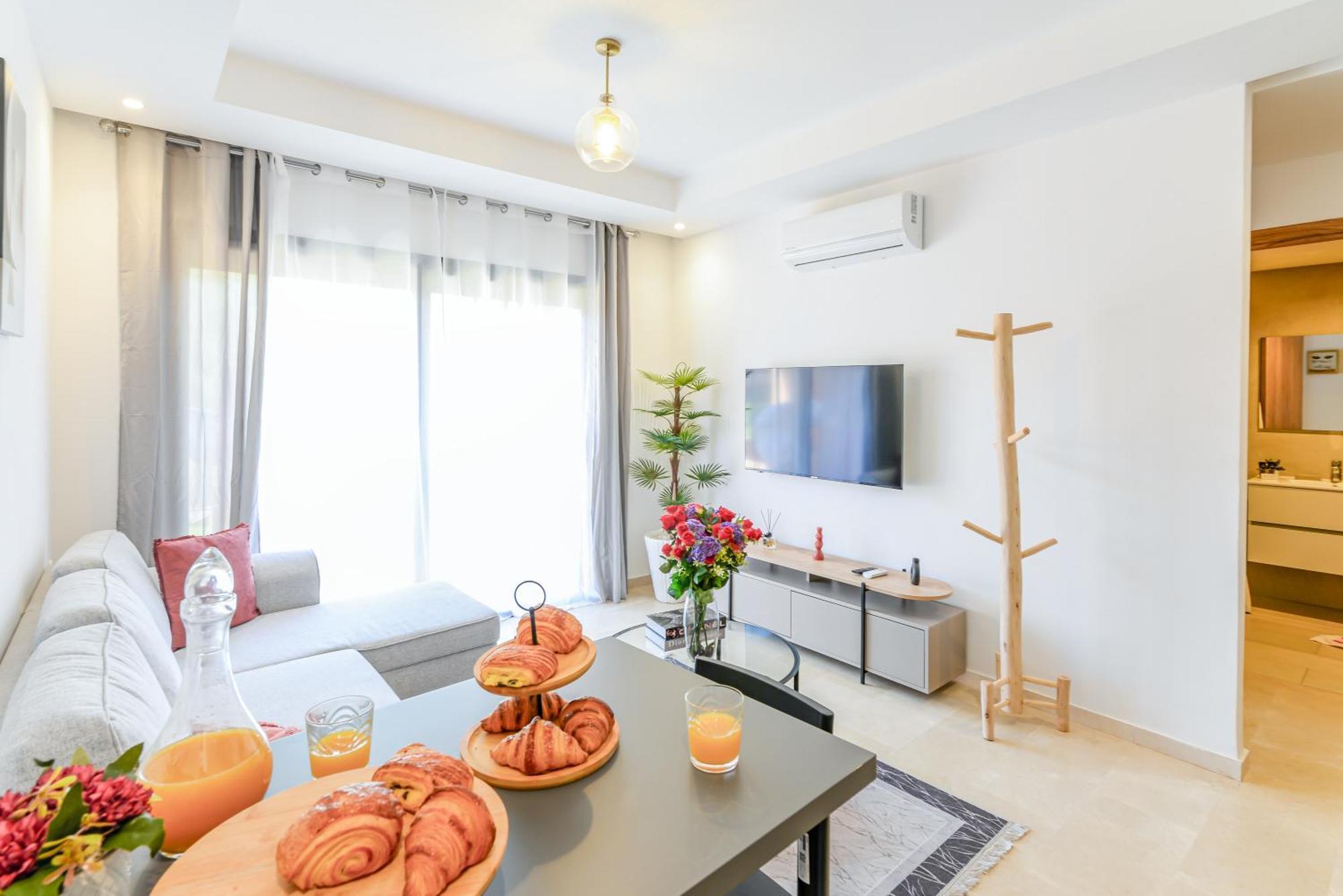 Lina Cosy - Clim, Wifi, Jardin A 10min De L'aeroport Marrakesh