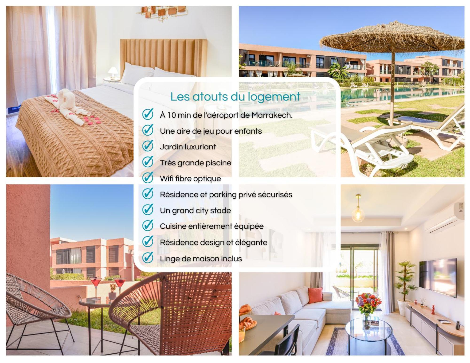 Lina Cosy - Clim, Wifi, Jardin A 10min De L'aeroport