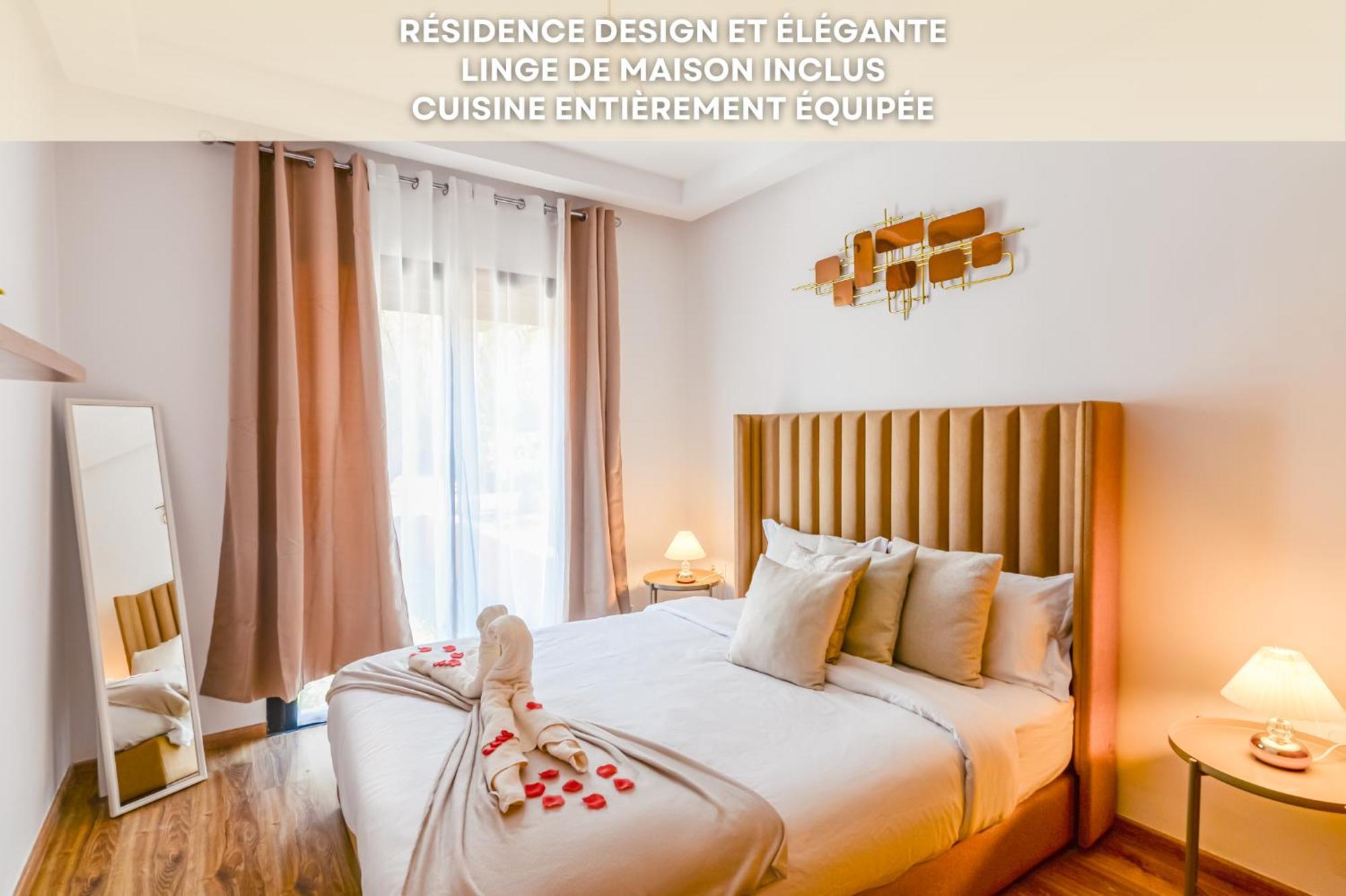 Lina Cosy - Clim, Wifi, Jardin A 10min De L'aeroport Apartment *