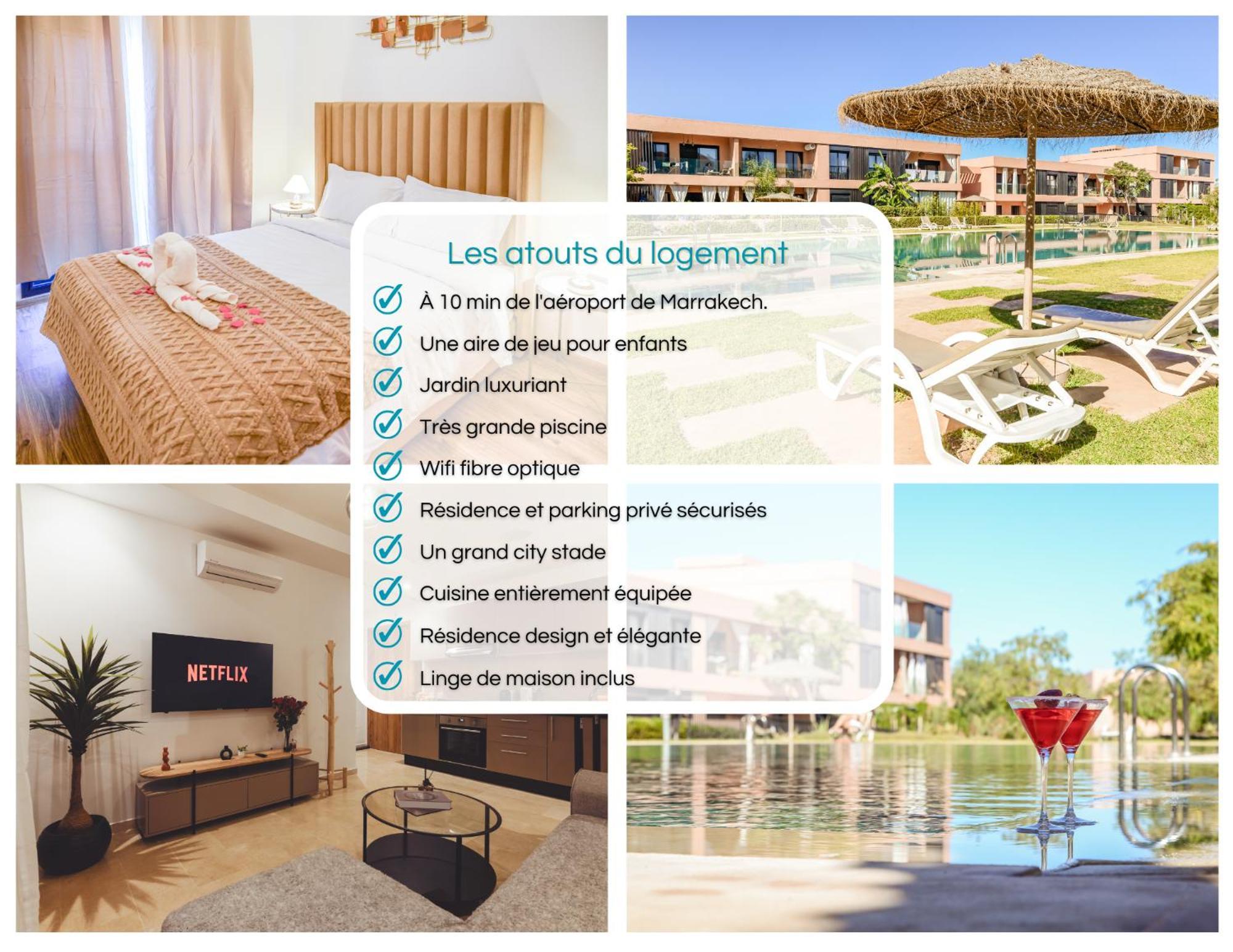Eva Cosy - Clim, Wifi, Jardin A 10min De L'aeroport Appartement *