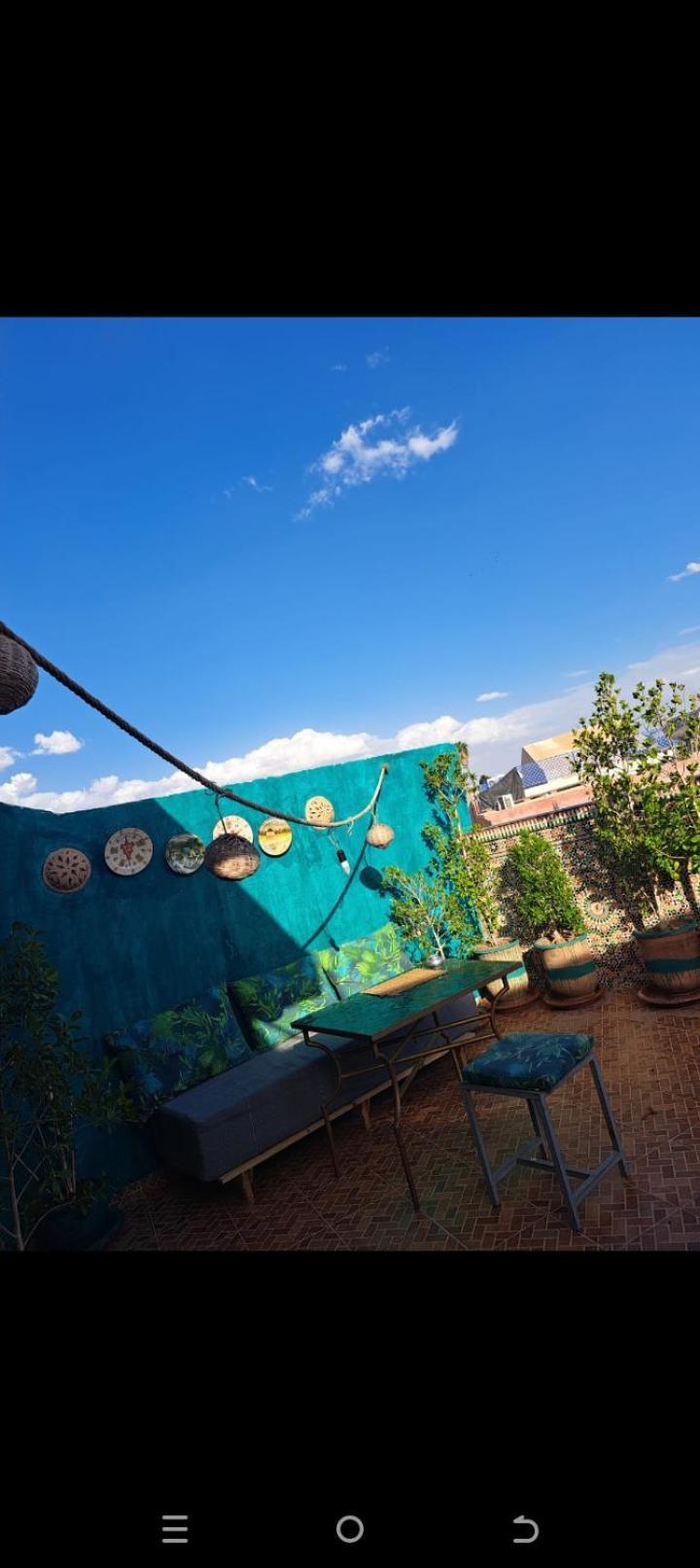Rooftop View Terrace Riad Marrakesch