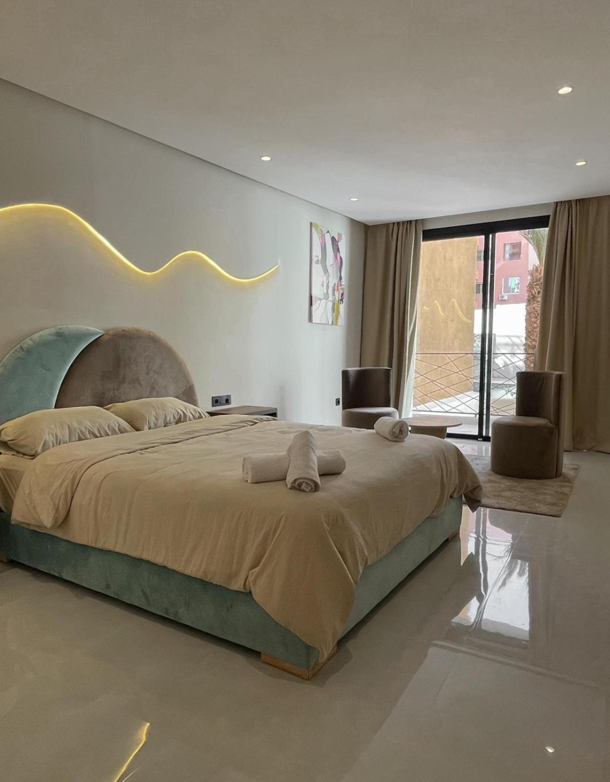 Majestic Duplex - Luxe Et Confort Au Coeur De Marrakech Appartement