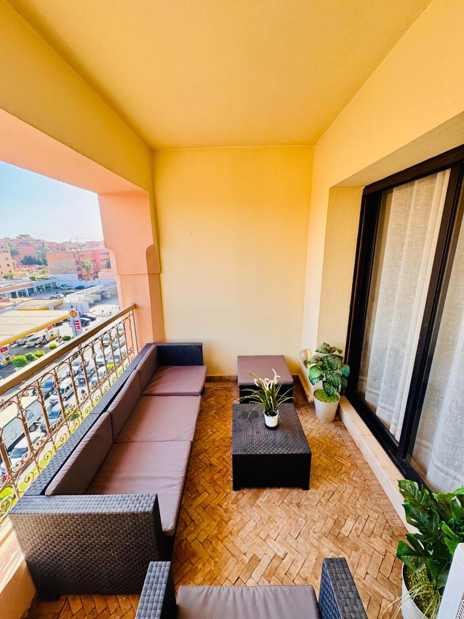 E-appartement De Luxe Centre Gueliz Piscine Parking Fibre Netflix Appartamento