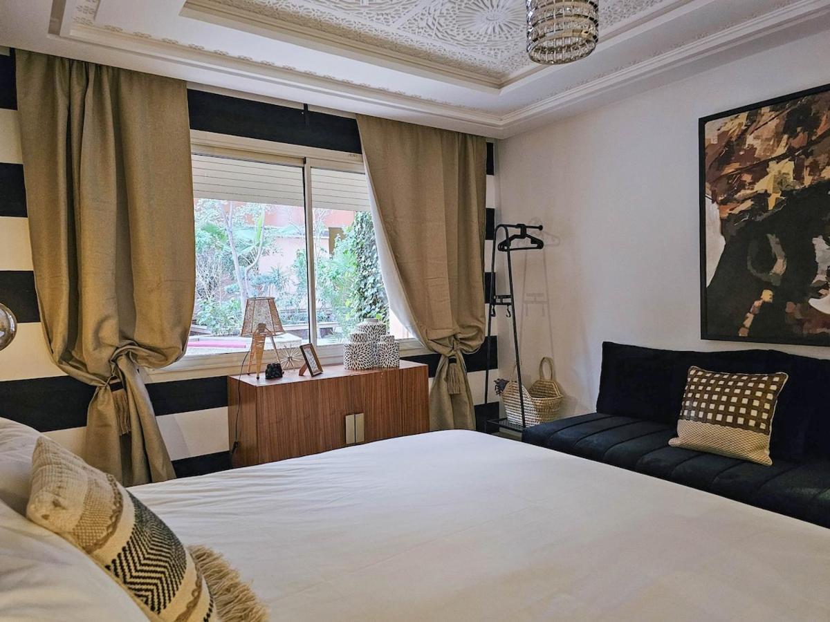 Appartement Oasis - 7 Min From Majorelle - Medina And Nightlife With Ac And Pool *