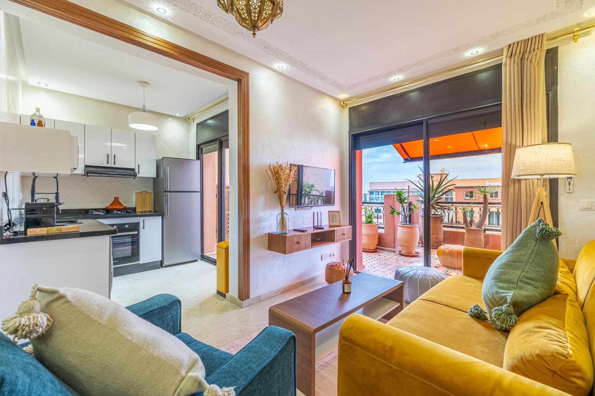Le Jasmin - Authentique A Gueliz Appartement Marrakesh
