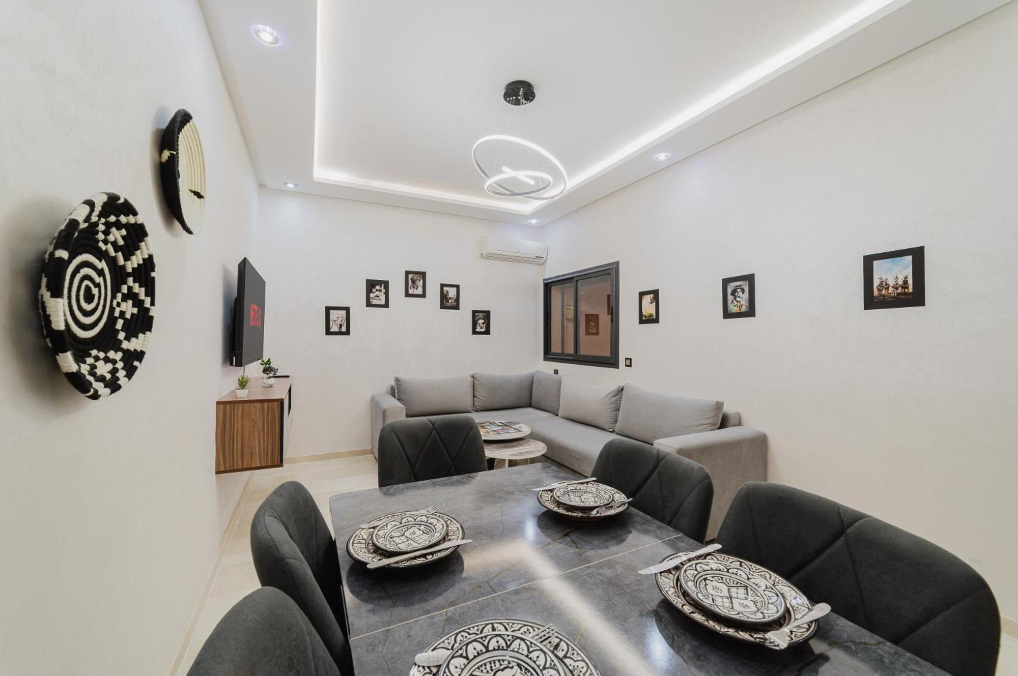 Apartment New Proche M Avenue , Swimming Pool , Fibre Optique Wifi , Parking