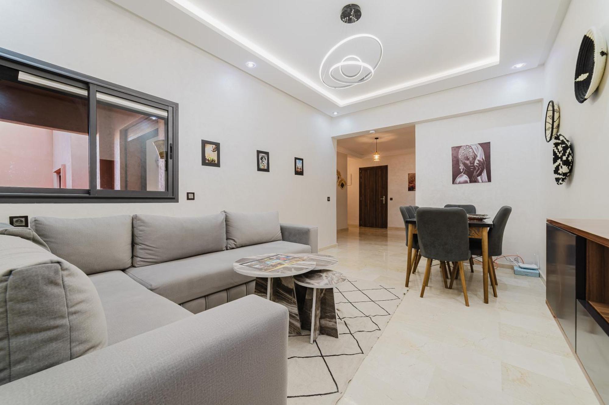 Apartment New Proche M Avenue , Swimming Pool , Fibre Optique Wifi , Parking *