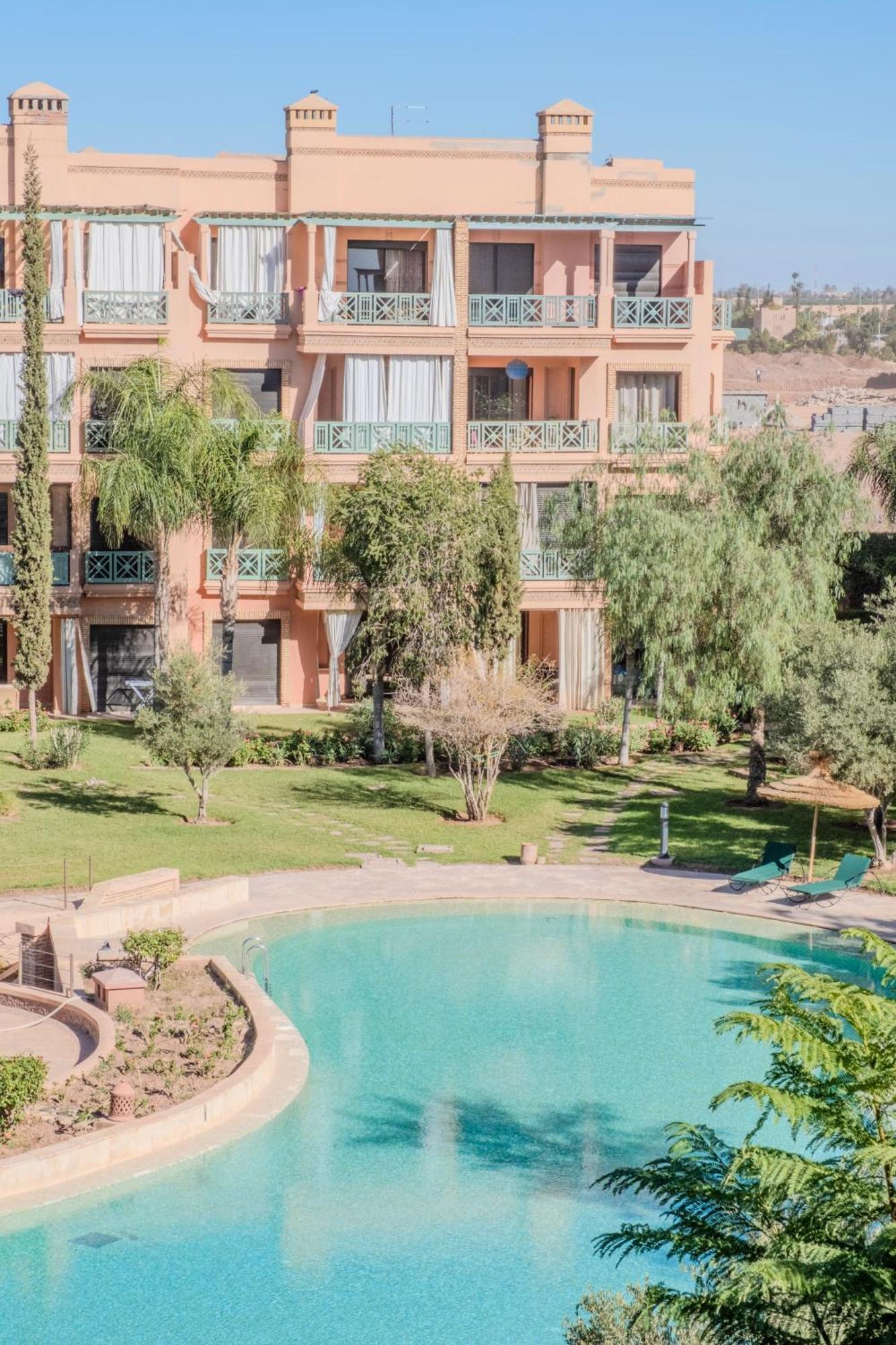 Appartement Luxury 2br With Pool & Garden View Balcony Marrakesh